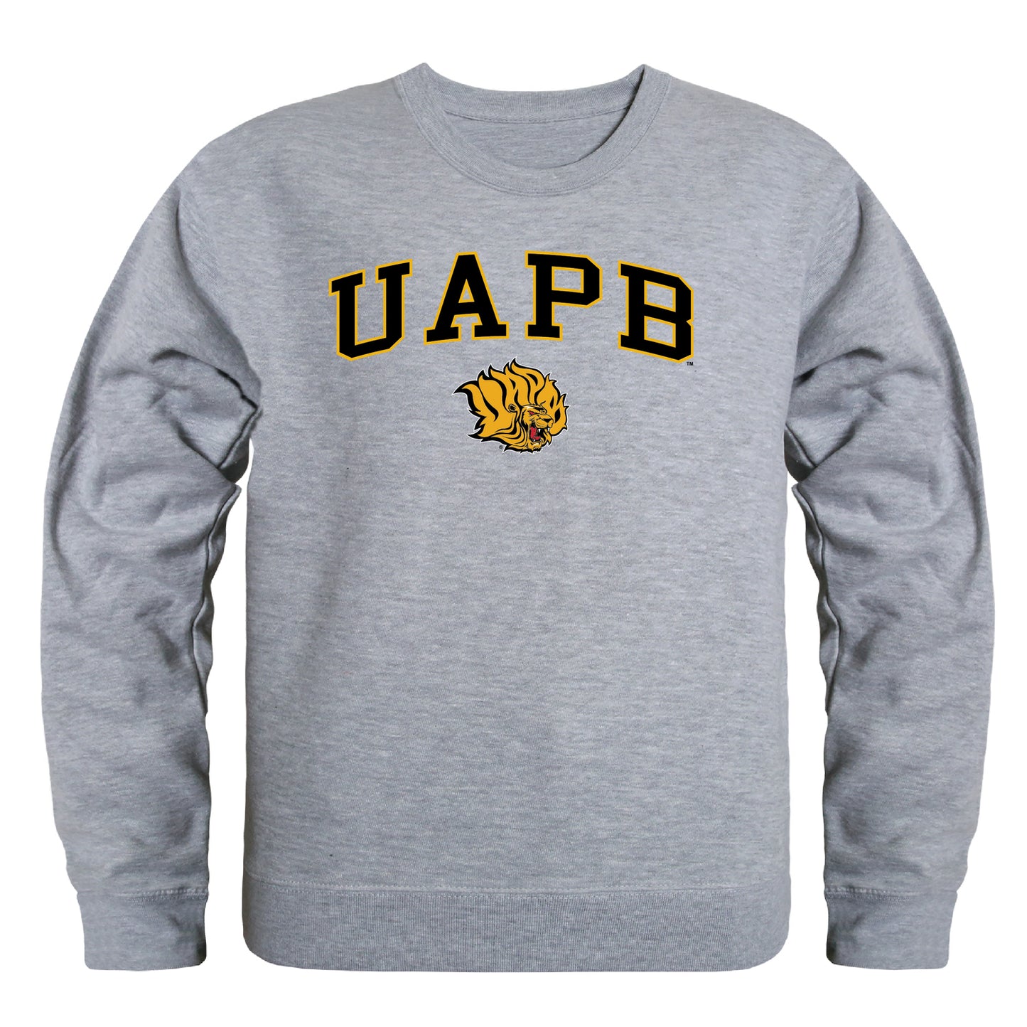 University of Arkansas at Pine Bluff Golden Lions Campus Crewneck Pullover Sweatshirt Sweate