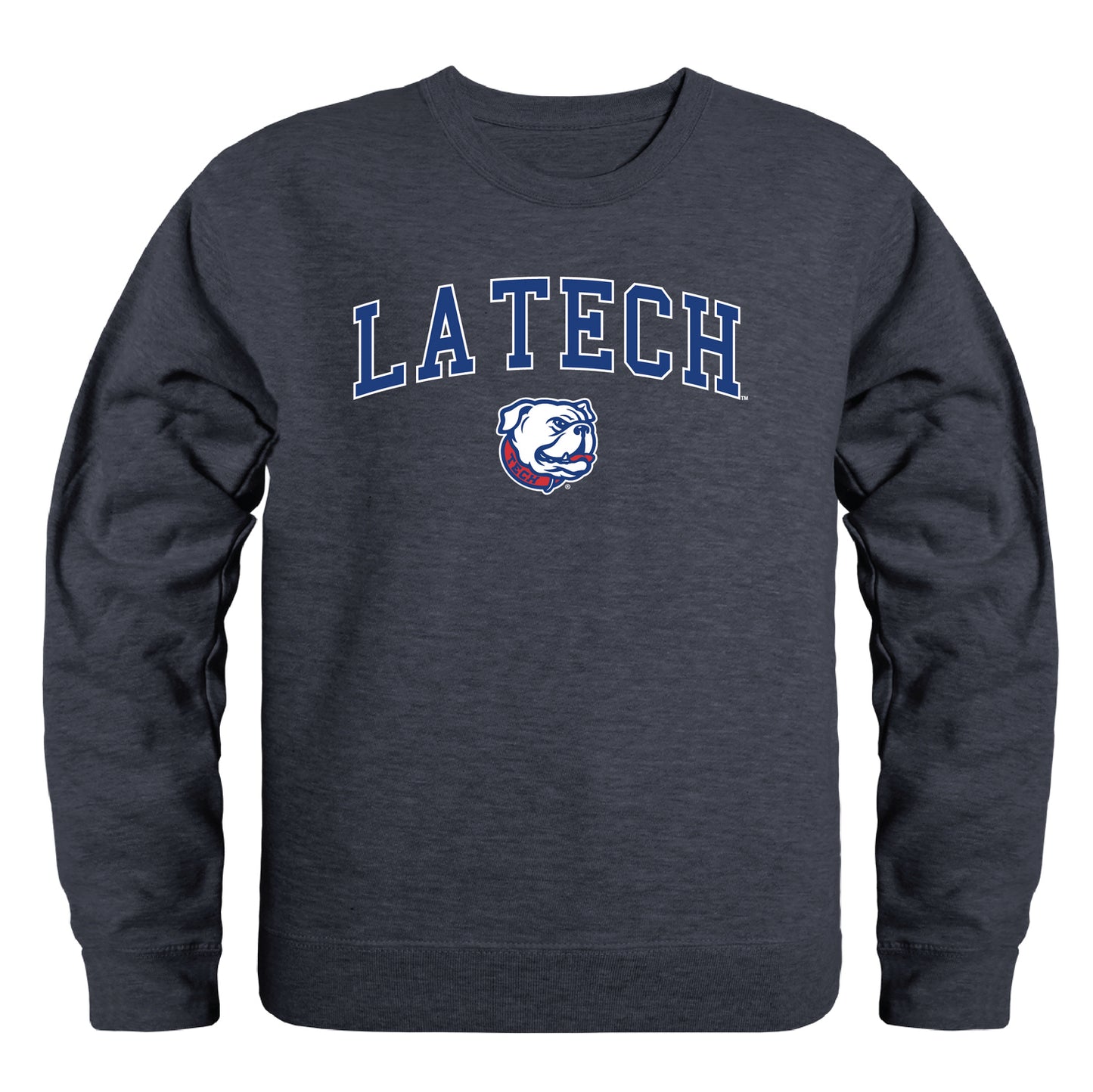 Louisiana Tech University Foundation Campus Crewneck Pullover Sweatshirt Sweate