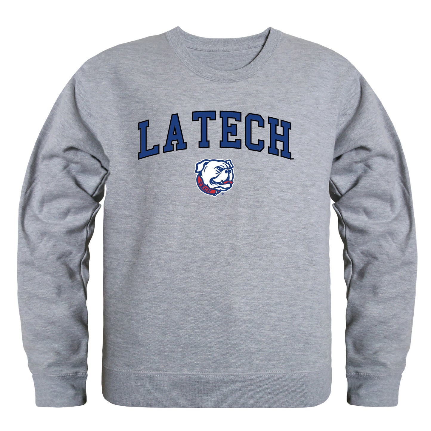 Louisiana Tech University Foundation Campus Crewneck Pullover Sweatshirt Sweate