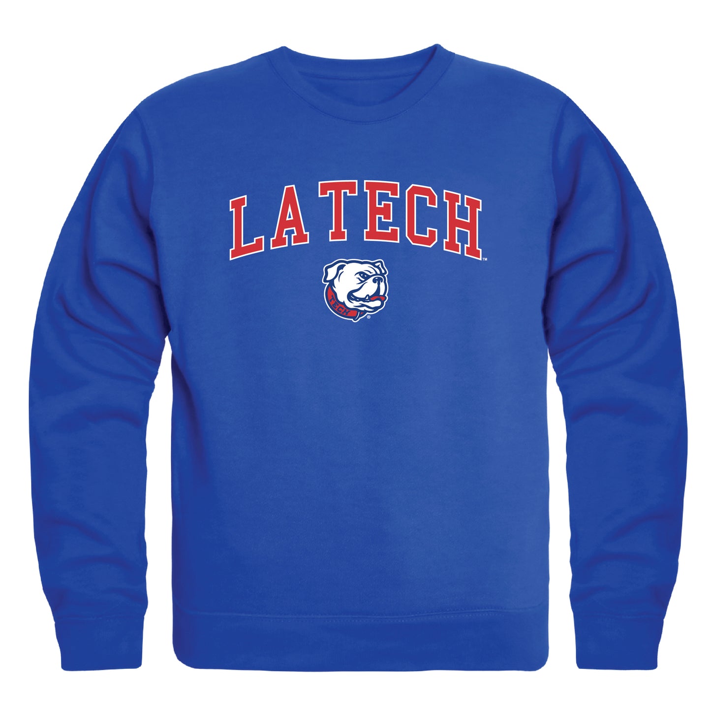 Louisiana Tech University Foundation Campus Crewneck Pullover Sweatshirt Sweate