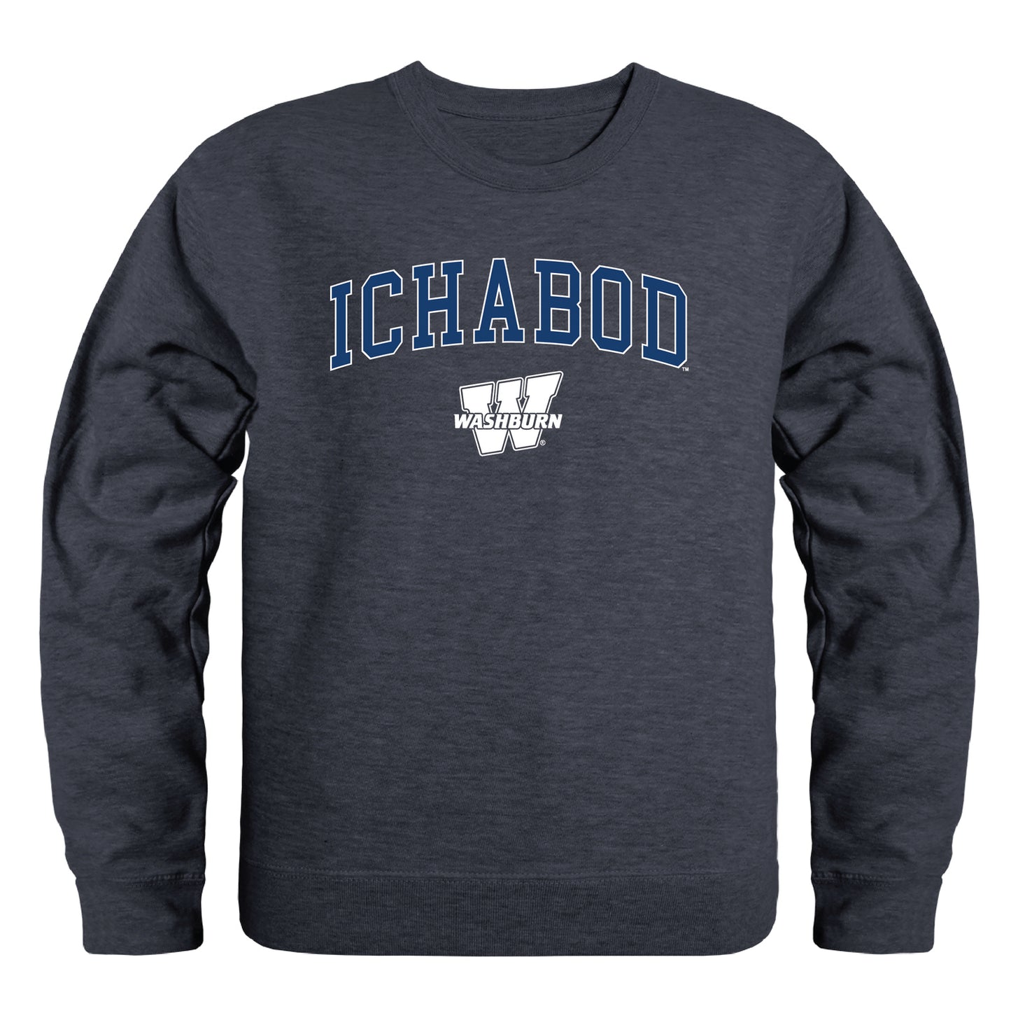 Washburn University Ichabods Campus Crewneck Pullover Sweatshirt Sweate