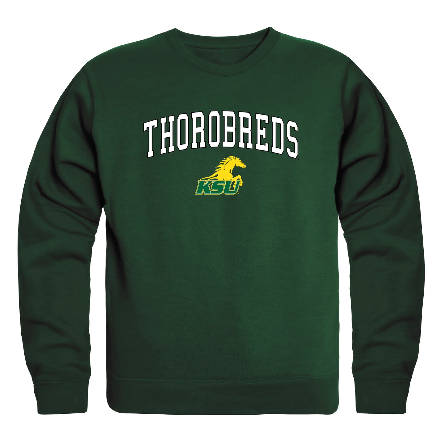 Kentucky State University Thorobreds Campus Crewneck Pullover Sweatshirt Sweate