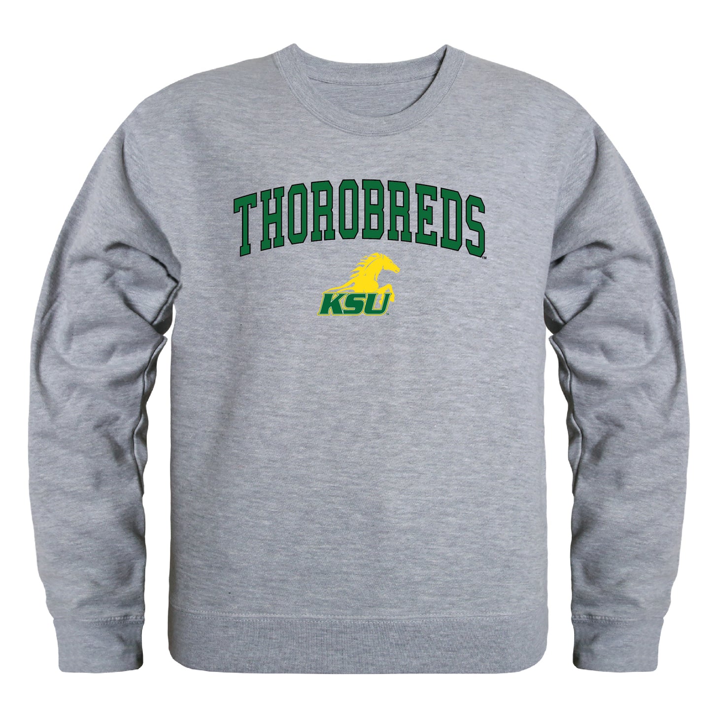 Kentucky State University Thorobreds Campus Crewneck Pullover Sweatshirt Sweate