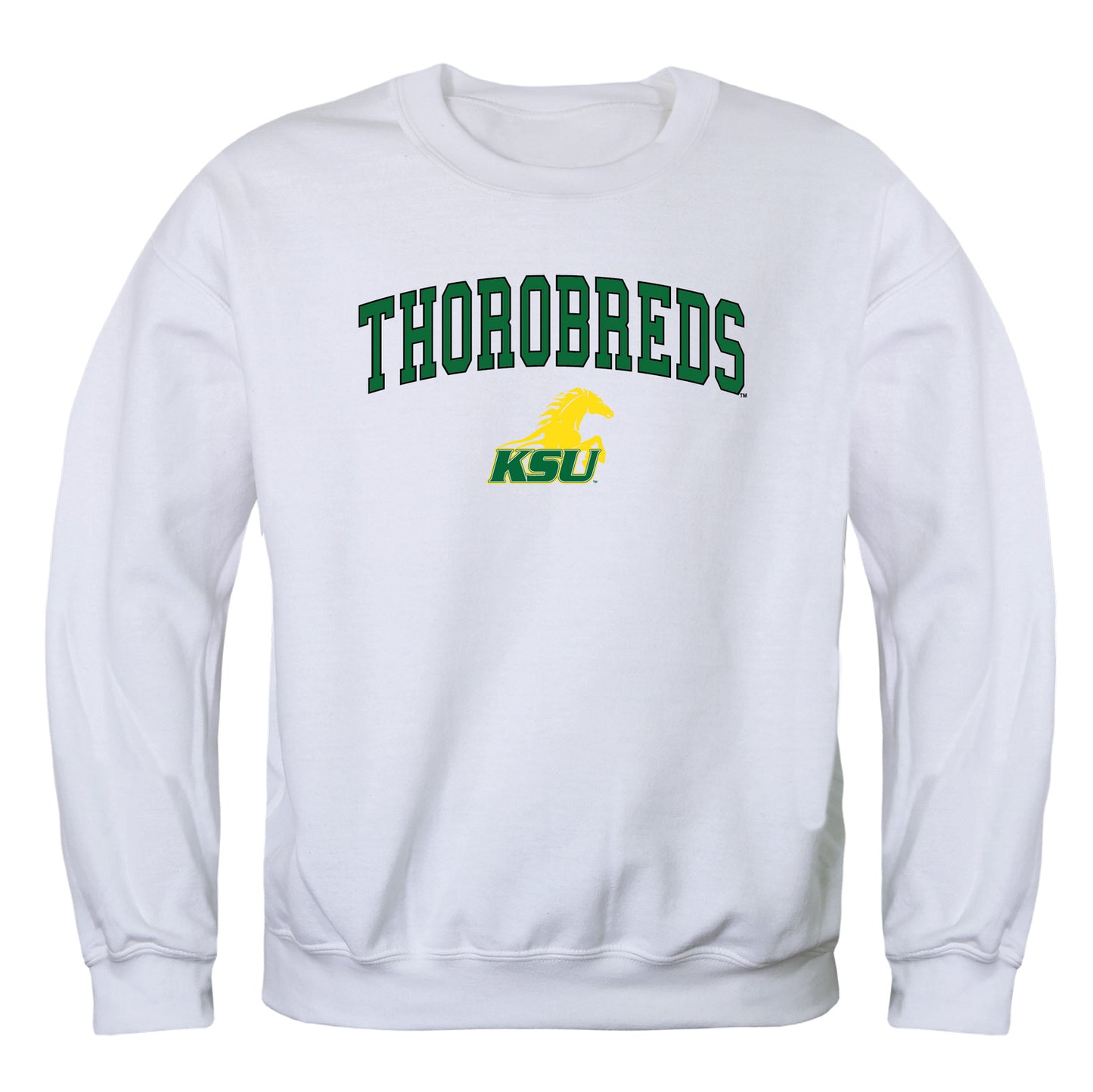 Kentucky State University Thorobreds Campus Crewneck Pullover Sweatshirt Sweate