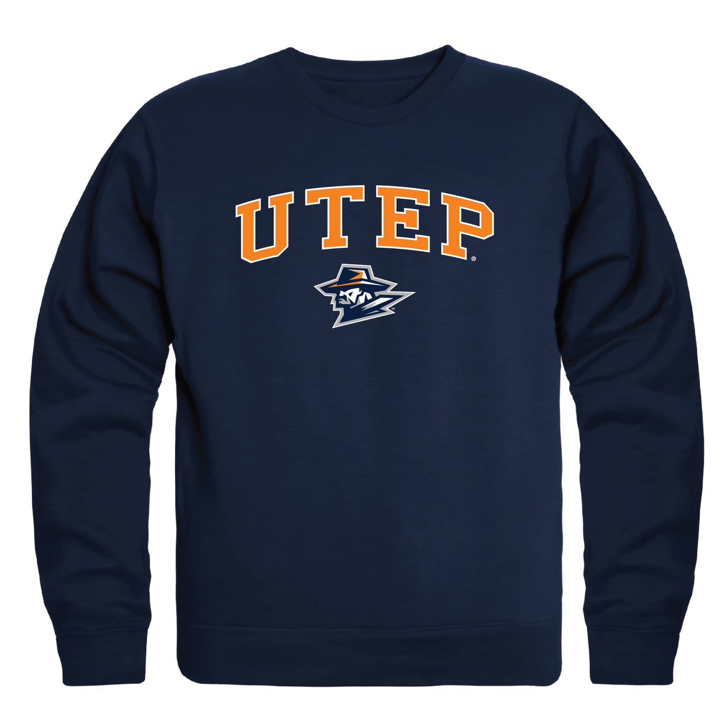 University of Texas at El Paso Miners Campus Crewneck Pullover Sweatshirt Sweate