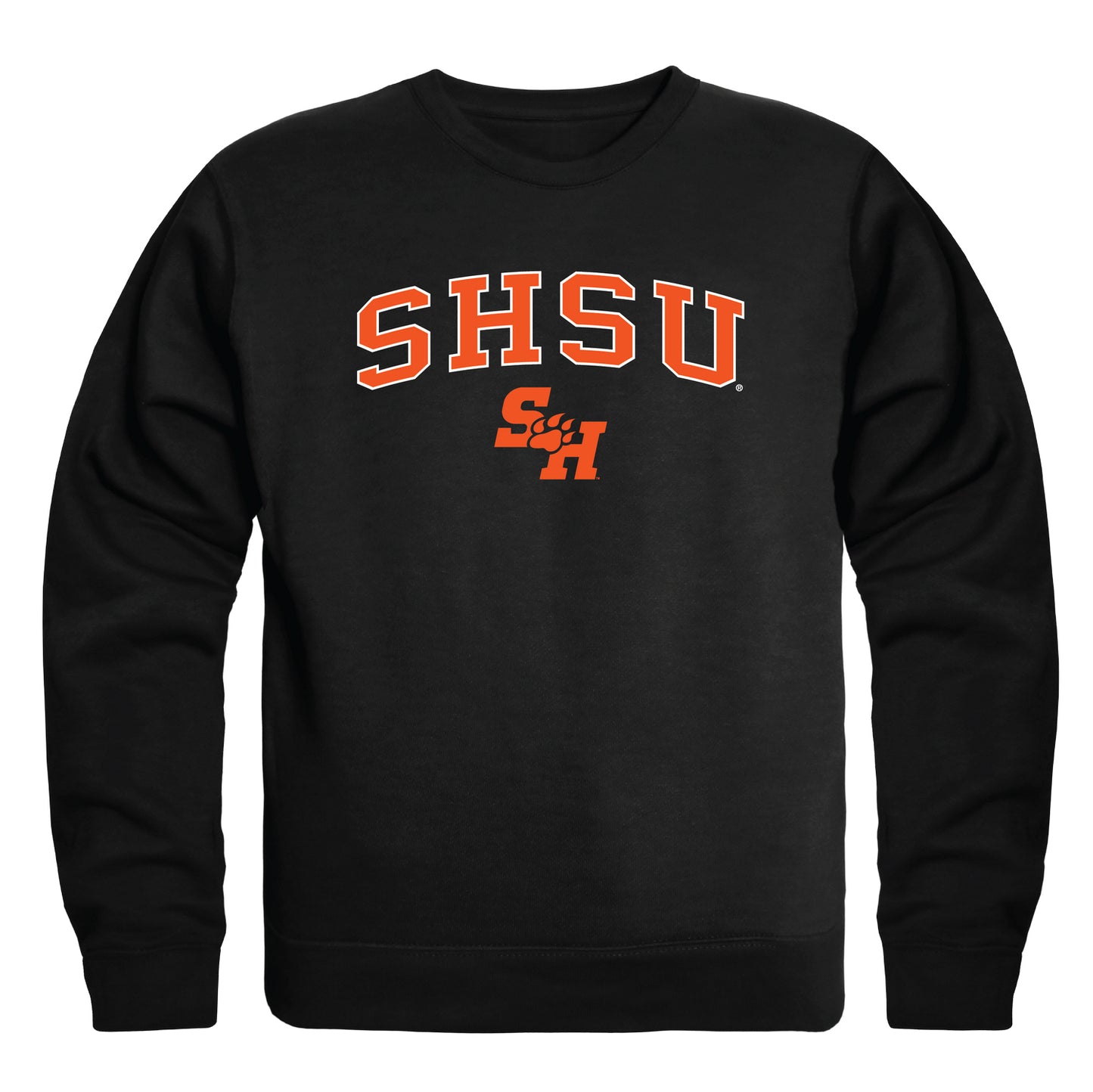 Sam Houston State University Bearkats Campus Crewneck Pullover Sweatshirt Sweate