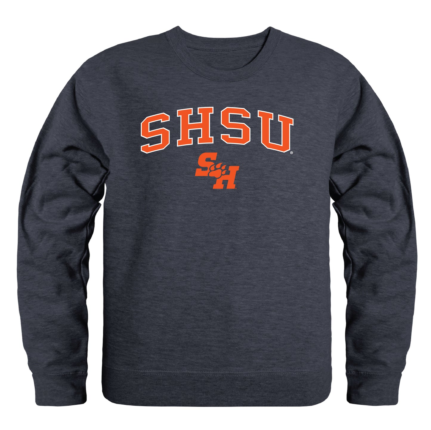 Sam Houston State University Bearkats Campus Crewneck Pullover Sweatshirt Sweate