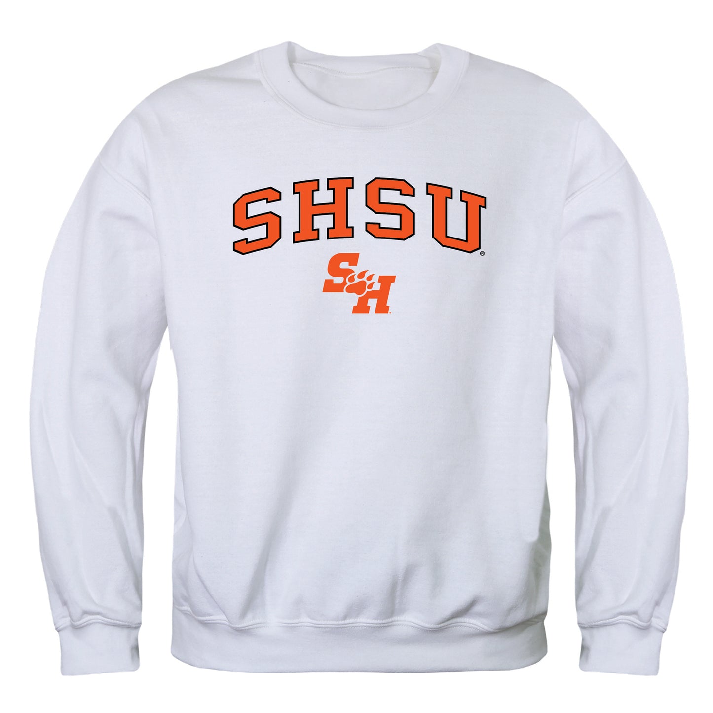 Sam Houston State University Bearkats Campus Crewneck Pullover Sweatshirt Sweate