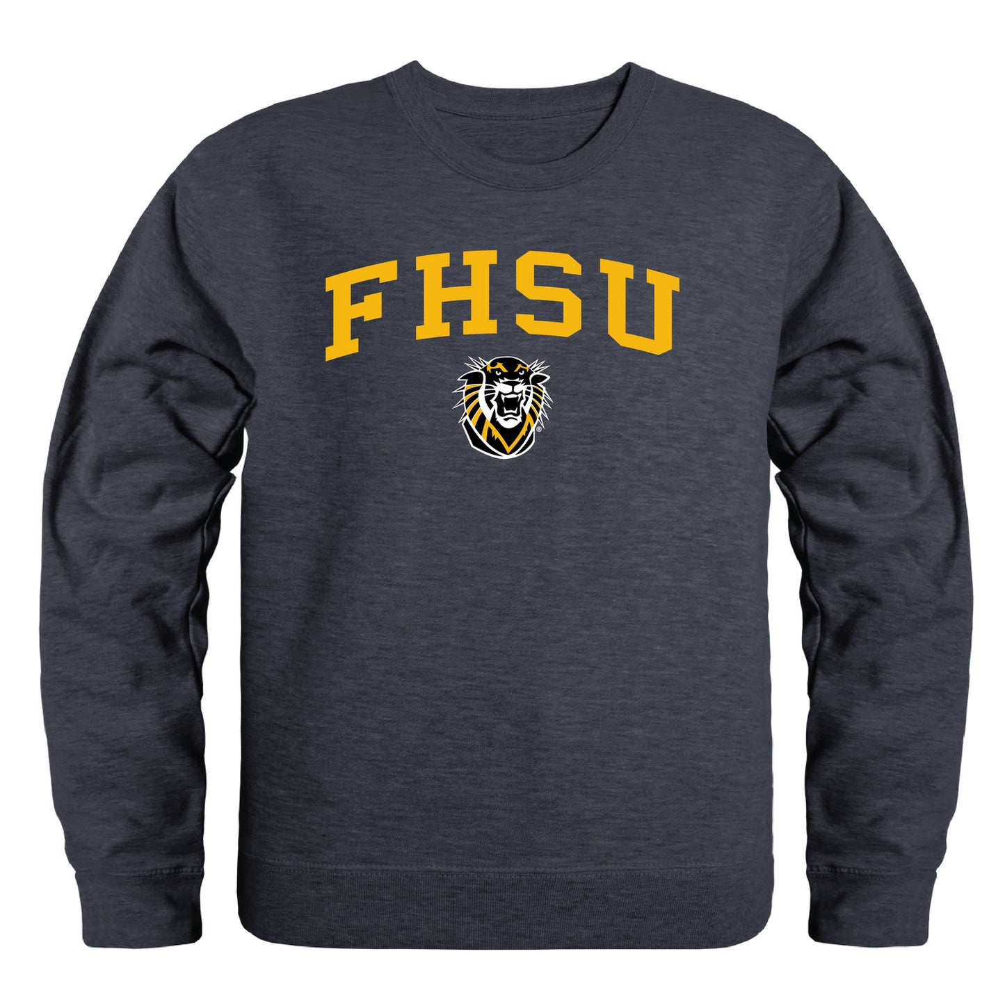 Fort Hays State University Tigers Campus Crewneck Pullover Sweatshirt Sweate