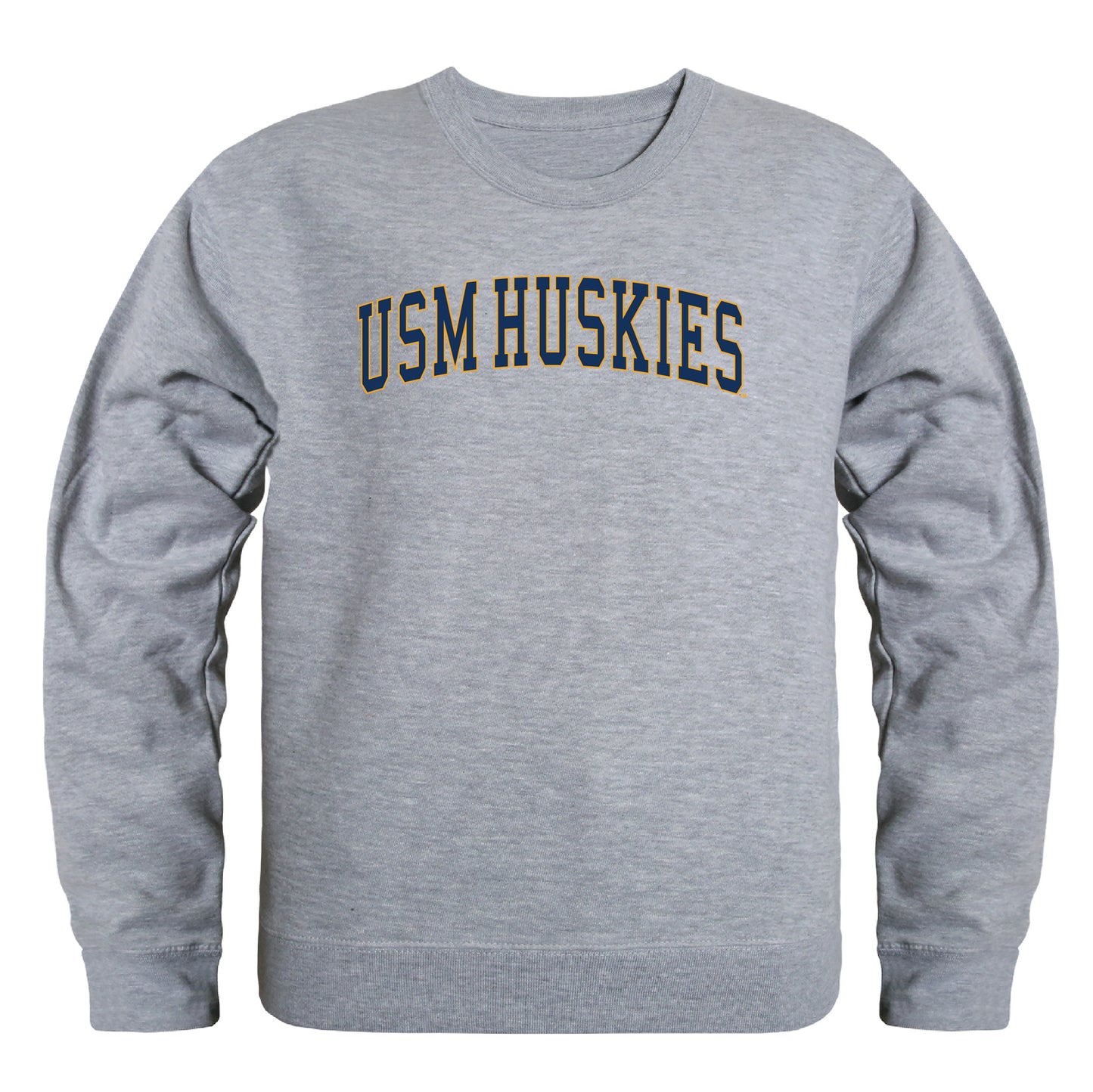 University of Southern Maine Huskies Campus Crewneck Pullover Sweatshirt Sweate