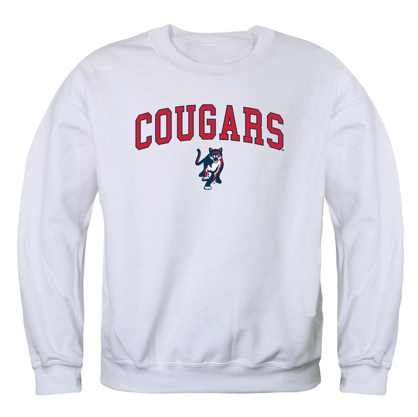 Columbus State University Cougar Campus Crewneck Pullover Sweatshirt Sweate