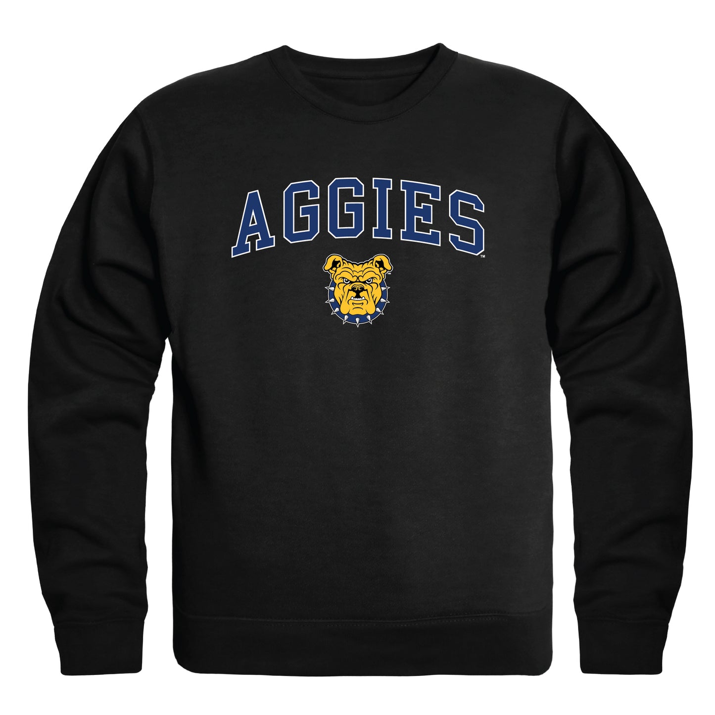 North Carolina A&T State University Aggies Campus Crewneck Pullover Sweatshirt Sweate