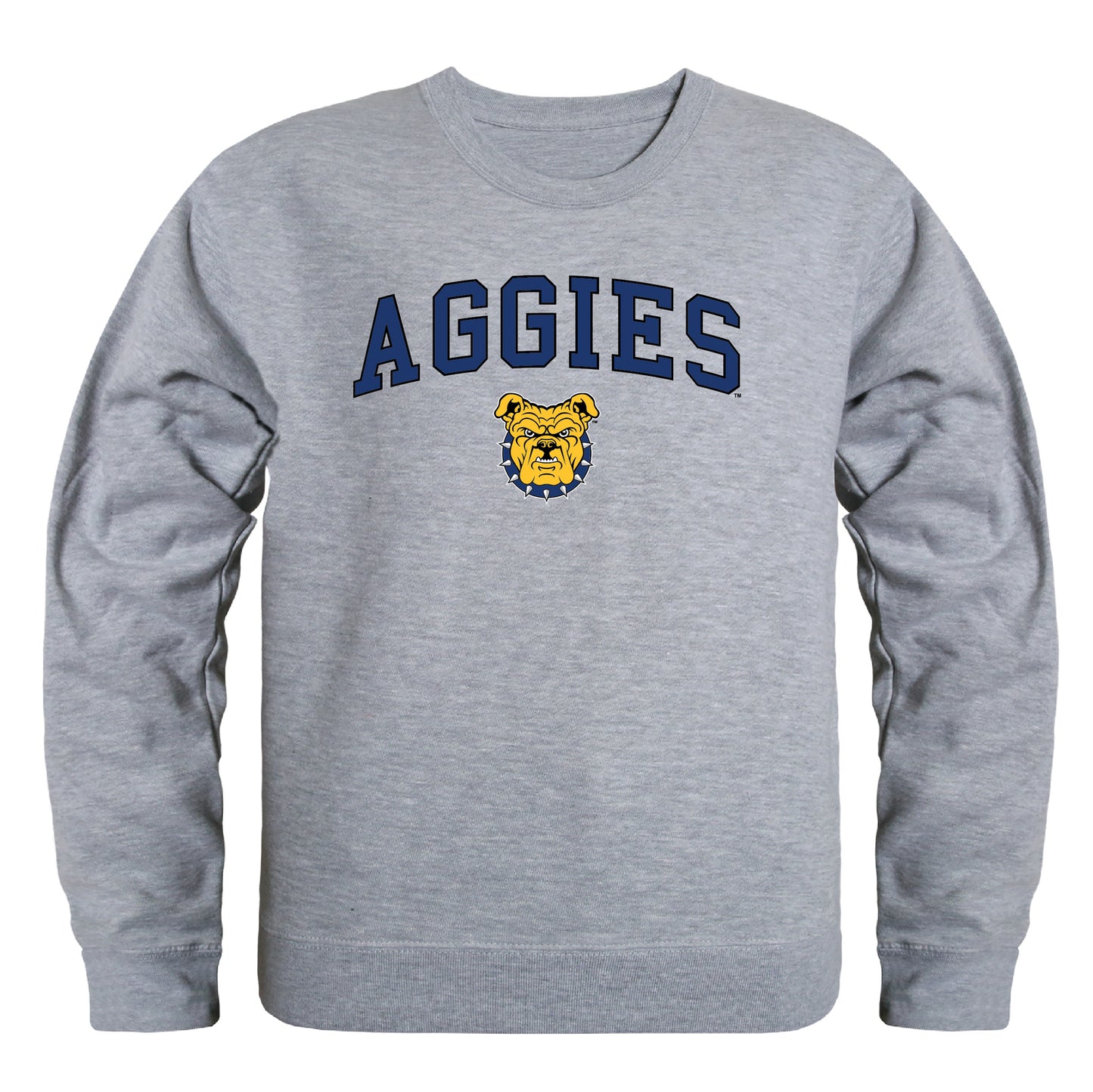 North Carolina A&T State University Aggies Campus Crewneck Pullover Sweatshirt Sweate