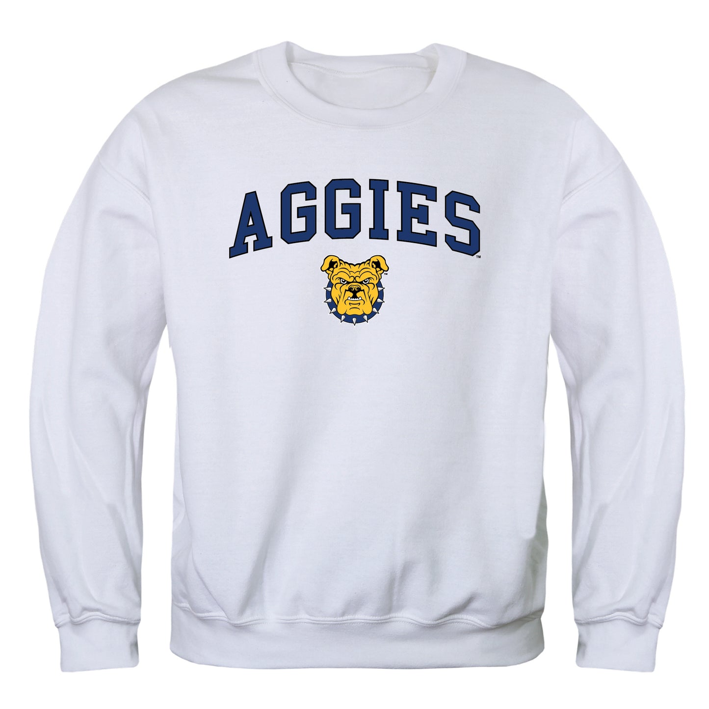 North Carolina A&T State University Aggies Campus Crewneck Pullover Sweatshirt Sweate