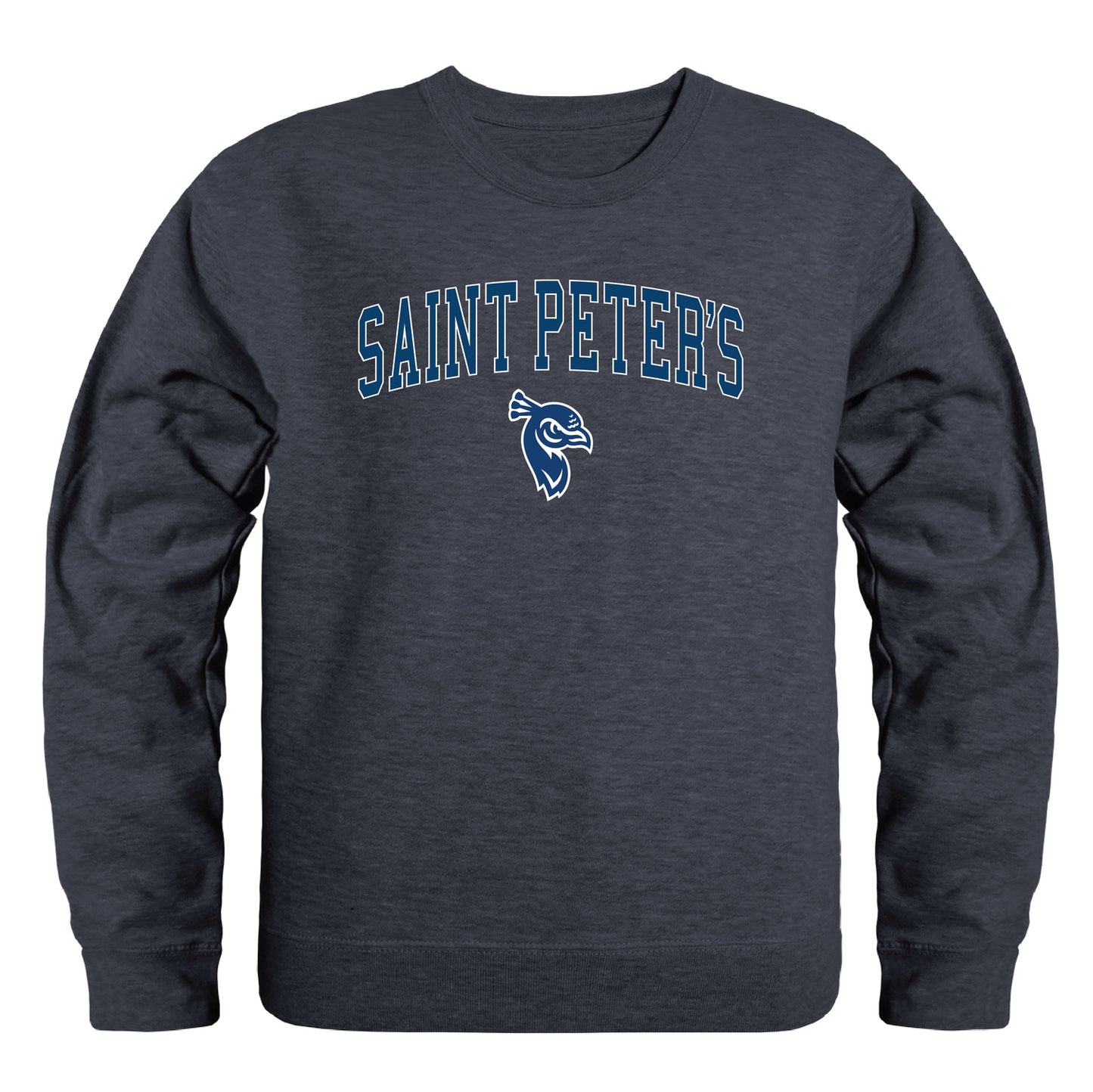 Saint Peter's University Peacocks Campus Crewneck Pullover Sweatshirt Sweate