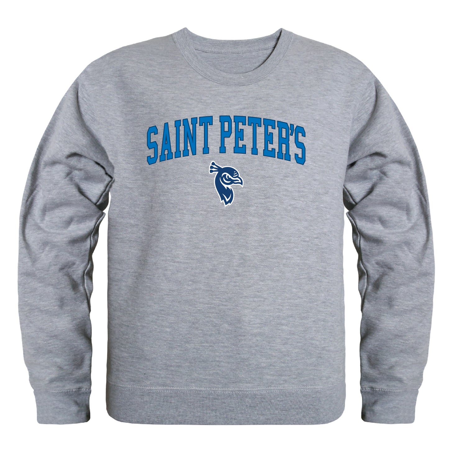 Saint Peter's University Peacocks Campus Crewneck Pullover Sweatshirt Sweate