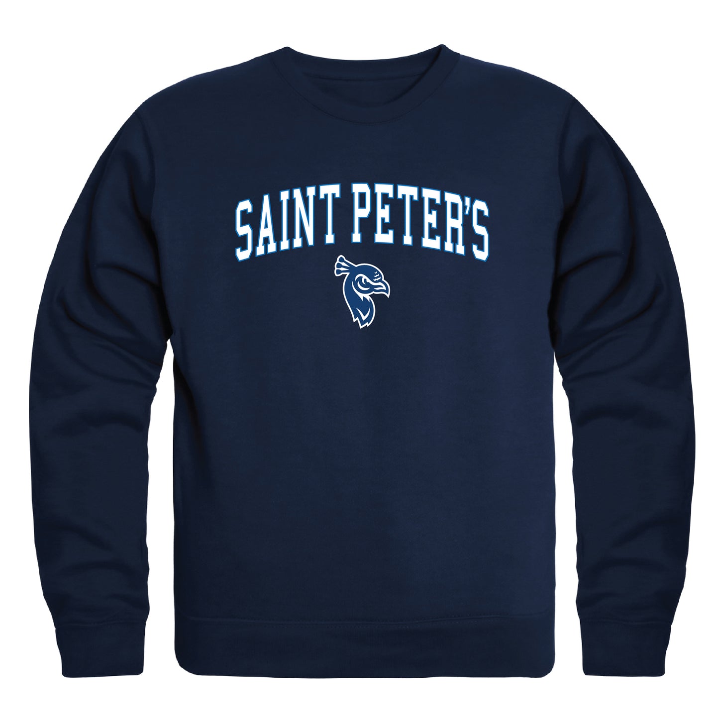 Saint Peter's University Peacocks Campus Crewneck Pullover Sweatshirt Sweate