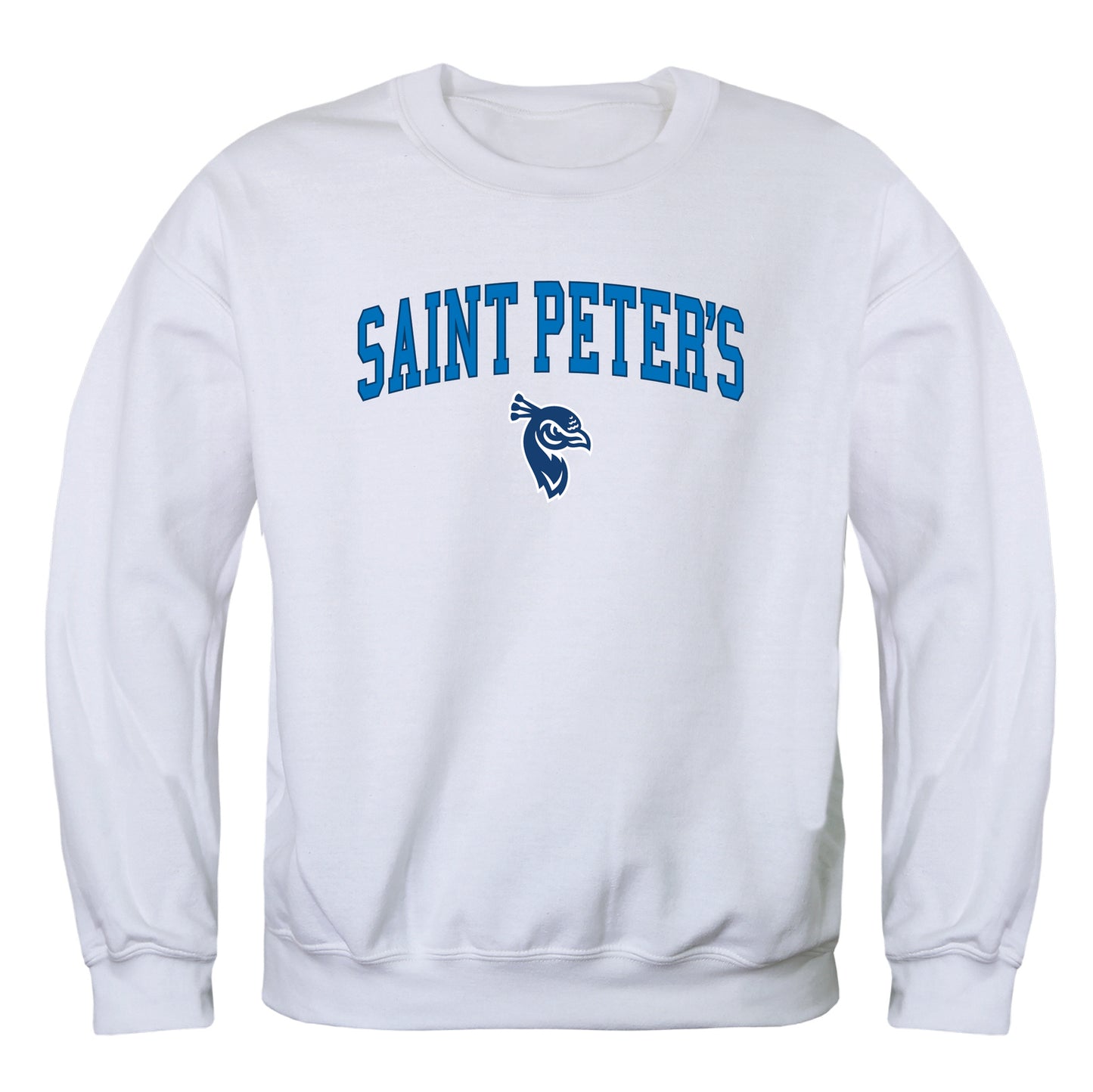 Saint Peter's University Peacocks Campus Crewneck Pullover Sweatshirt Sweate