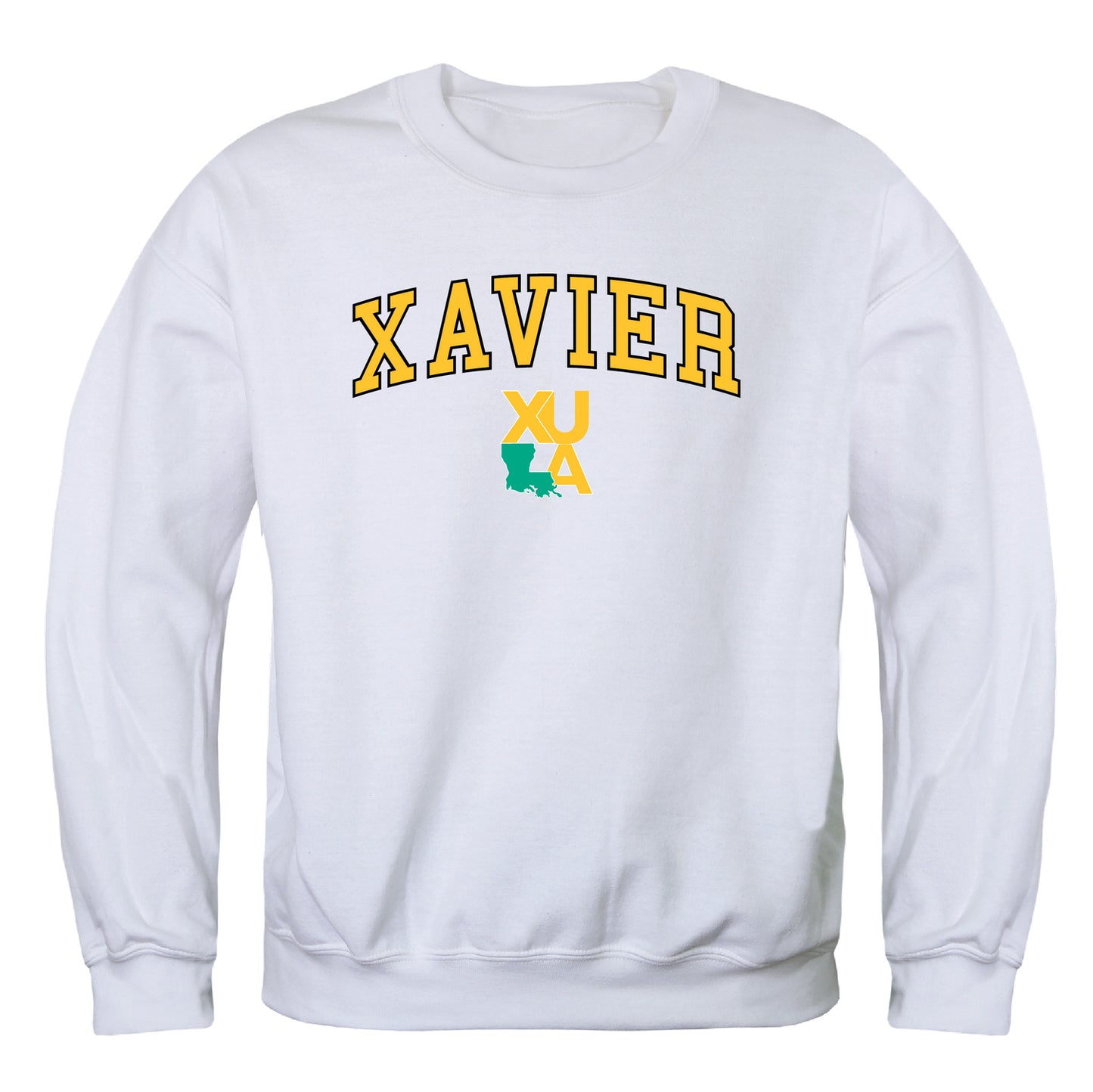 Xavier University of Louisiana Campus Crewneck Pullover Sweatshirt Sweate