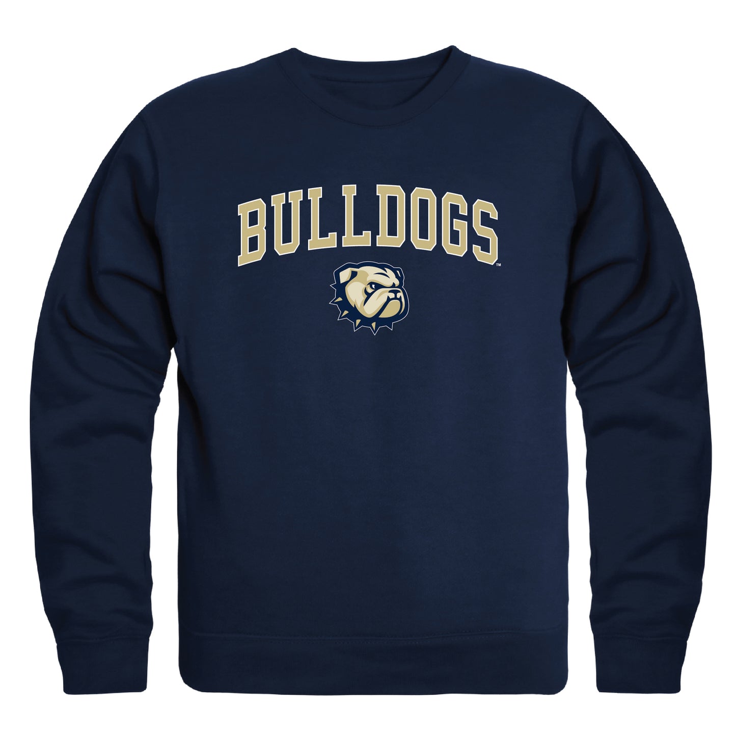 Wingate University Bulldogs Campus Crewneck Pullover Sweatshirt Sweate