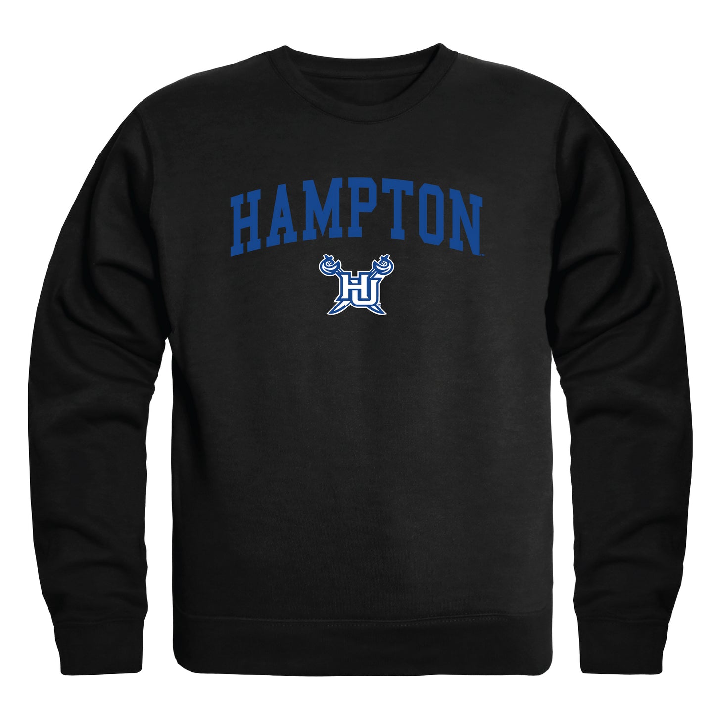 Hampton University Pirates Campus Crewneck Pullover Sweatshirt Sweate