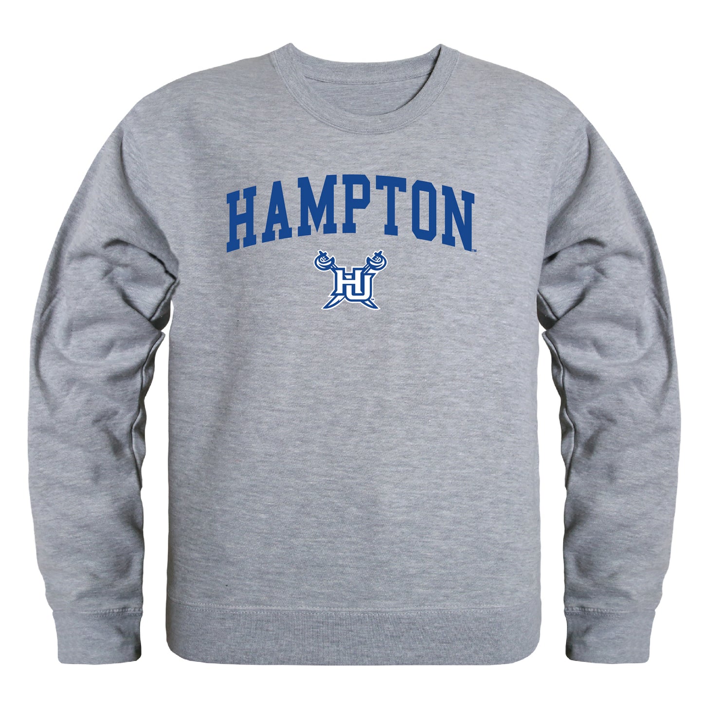 Hampton University Pirates Campus Crewneck Pullover Sweatshirt Sweate