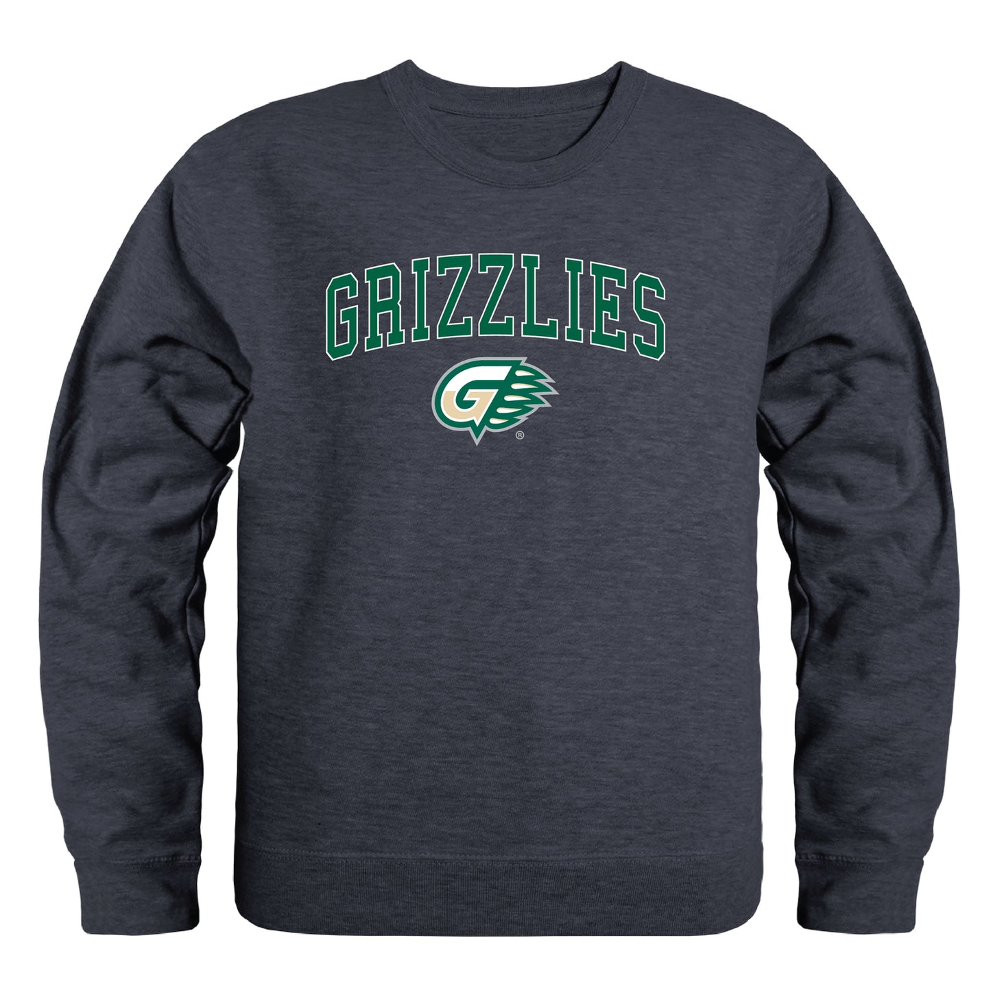 Georgia Gwinnett College Grizzlies Campus Crewneck Pullover Sweatshirt Sweate