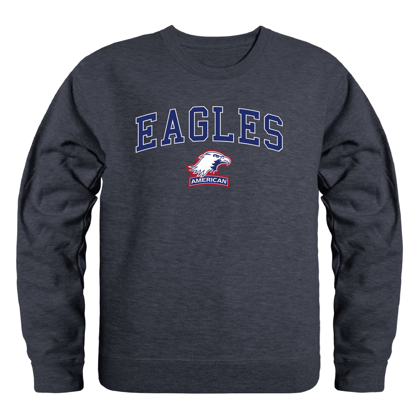 American University Eagles Campus Crewneck Pullover Sweatshirt Sweate