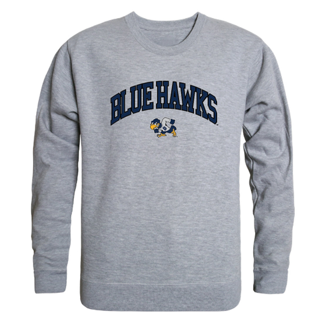 Dickinson State University Blue Hawks Campus Crewneck Pullover Sweatshirt Sweate