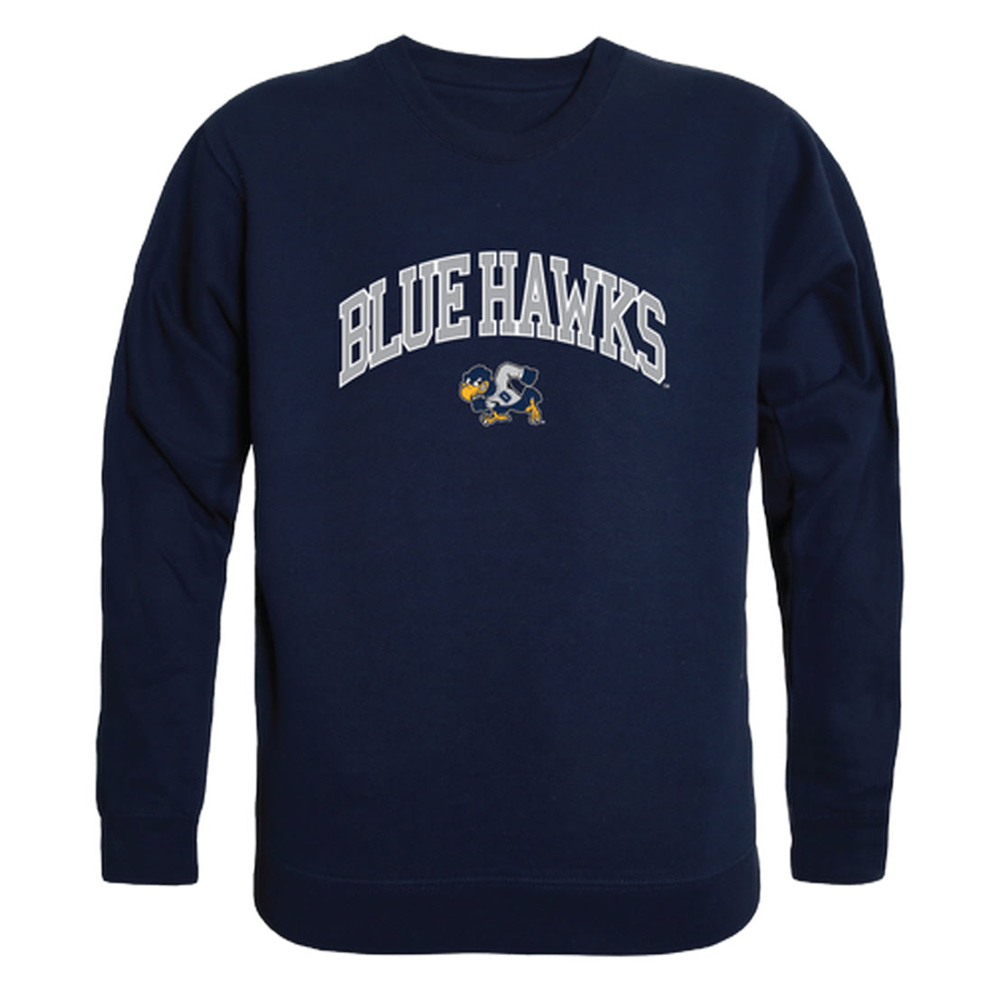 Dickinson State University Blue Hawks Campus Crewneck Pullover Sweatshirt Sweate