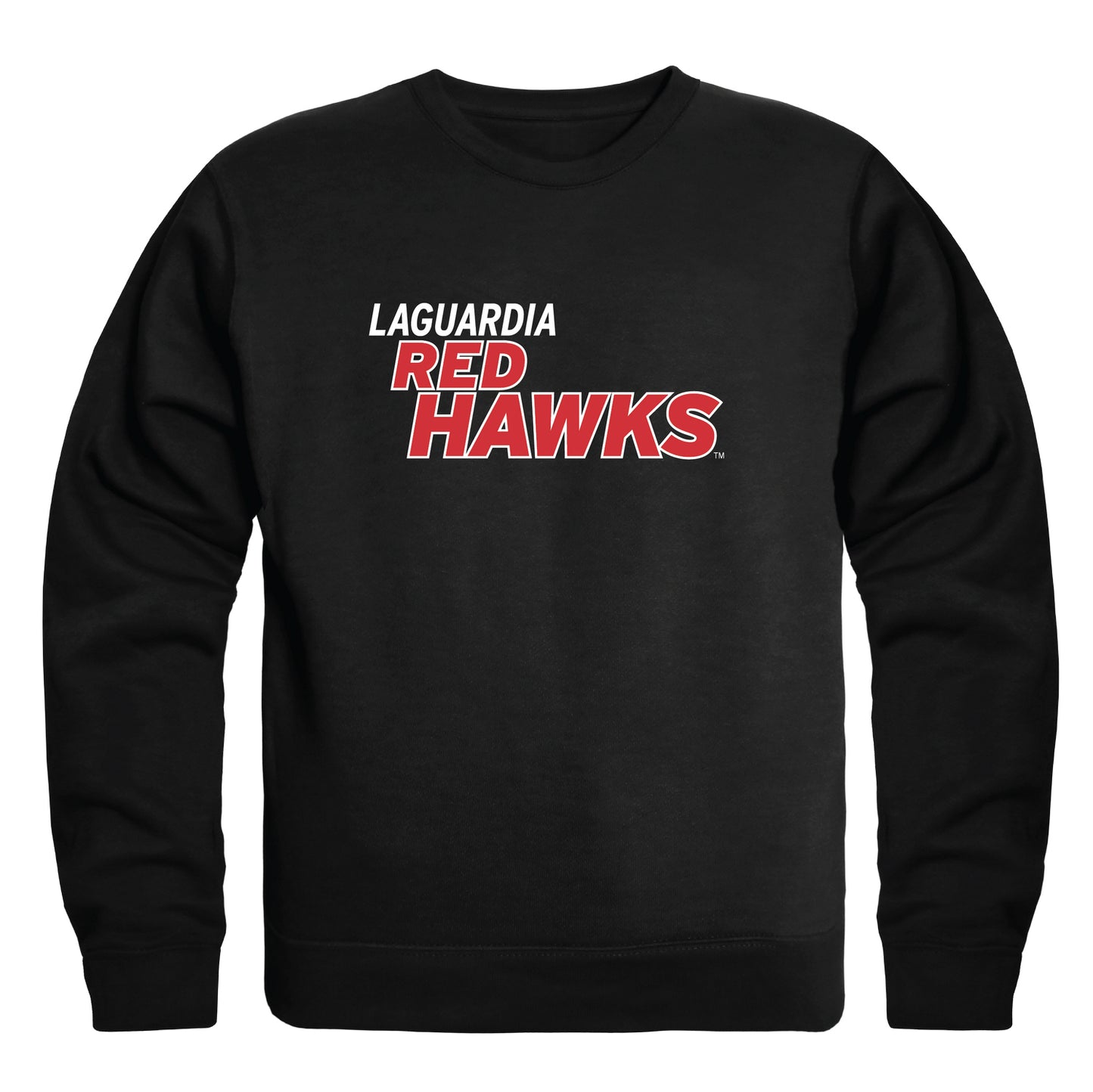 LaGuardia Red Hawks Campus Crewneck Pullover Sweatshirt Sweate