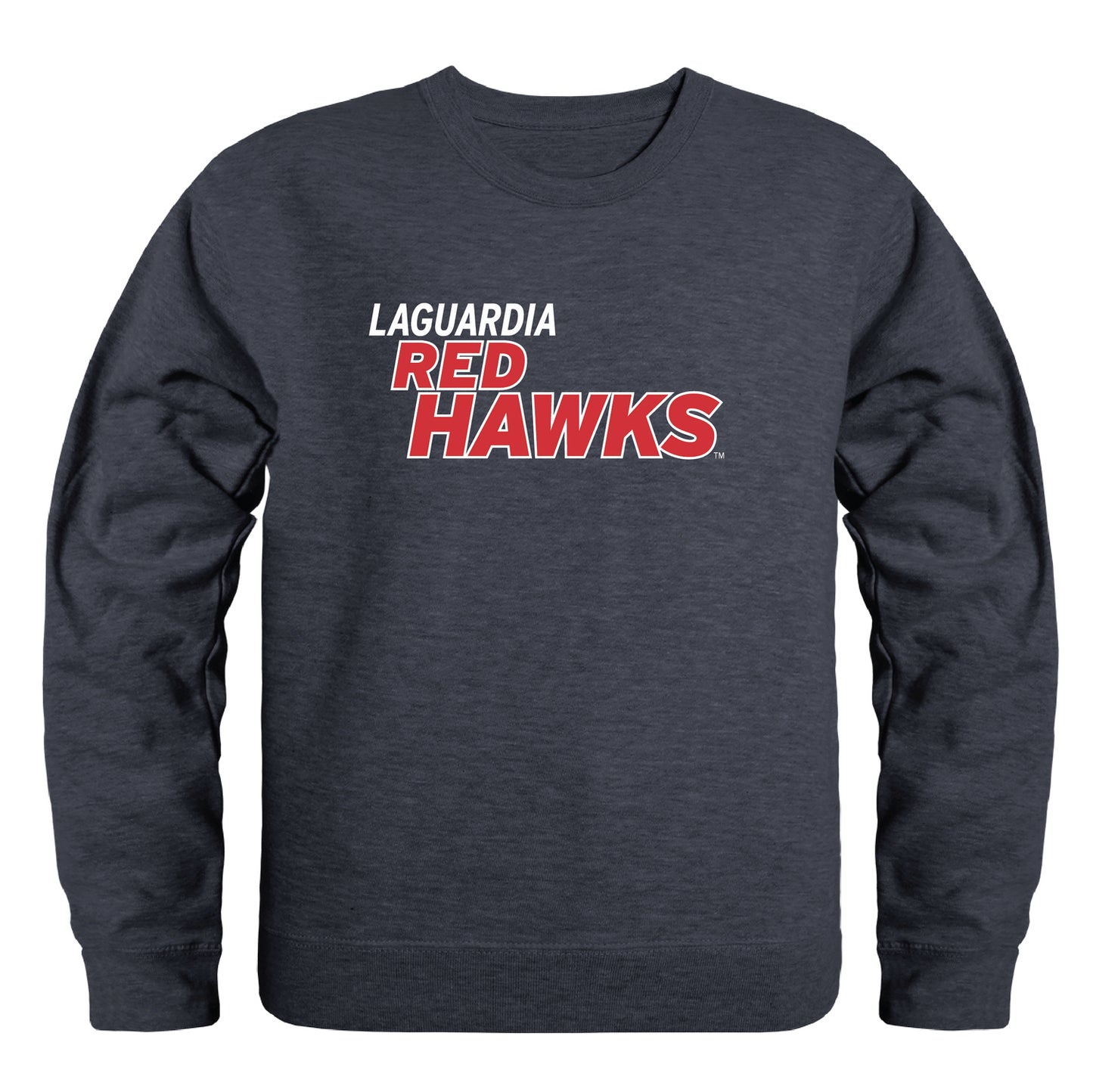 LaGuardia Red Hawks Campus Crewneck Pullover Sweatshirt Sweate