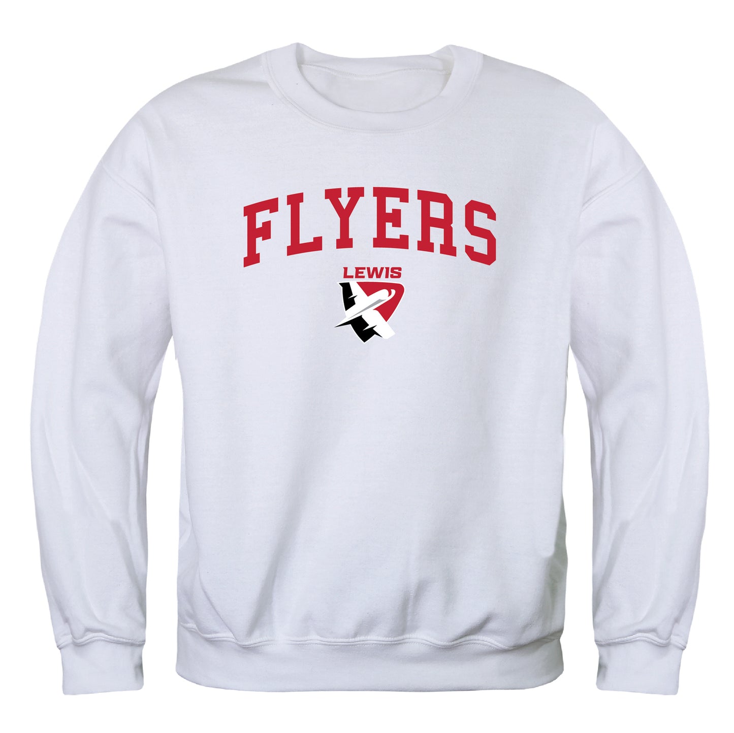 Lewis University Flyers Campus Crewneck Pullover Sweatshirt Sweate