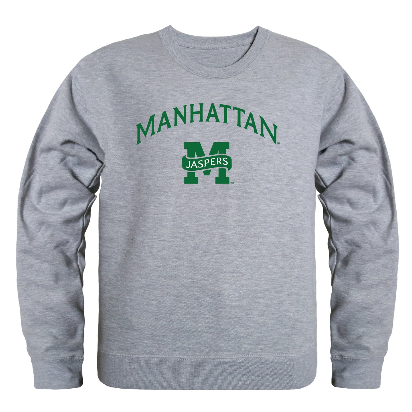 Manhattan Jaspers Campus Crewneck Pullover Sweatshirt Sweate