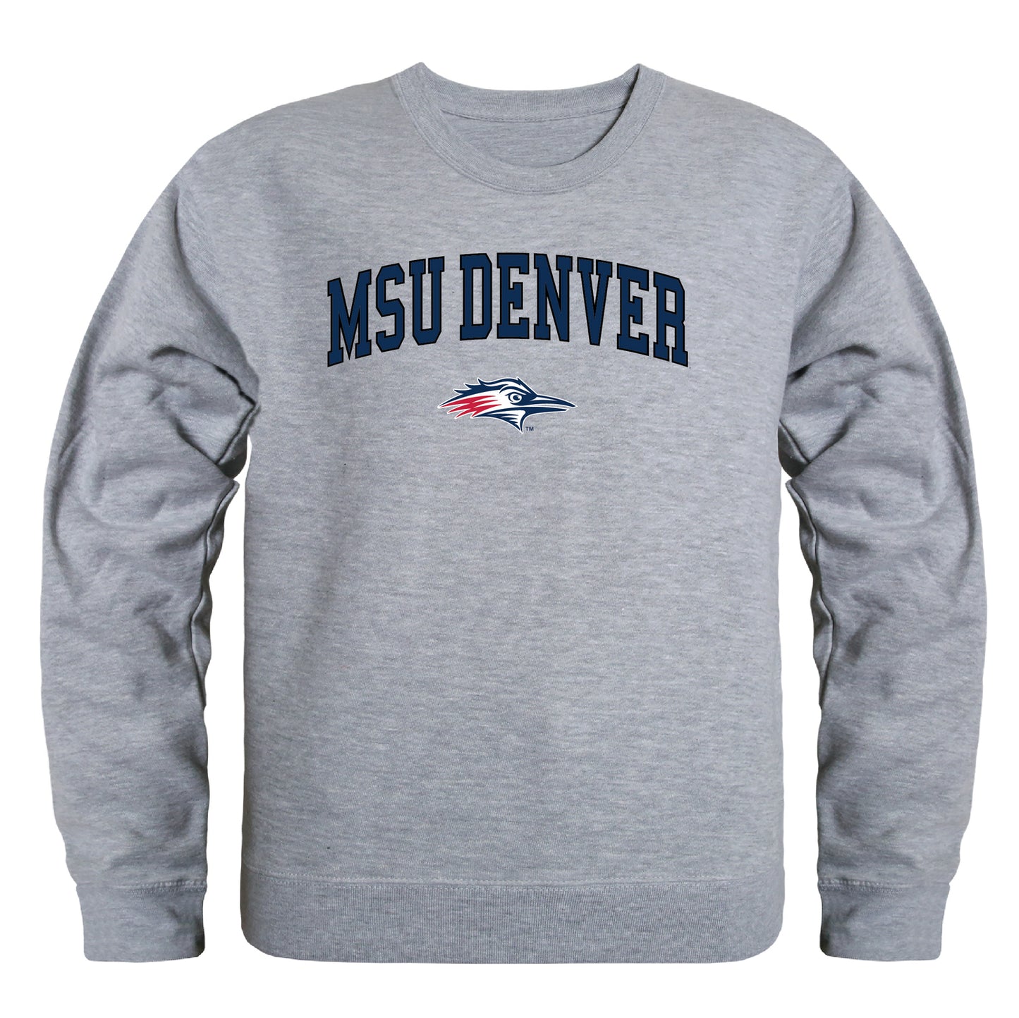 Metropolitan State University of Denver Roadrunners Campus Crewneck Pullover Sweatshirt Sweater