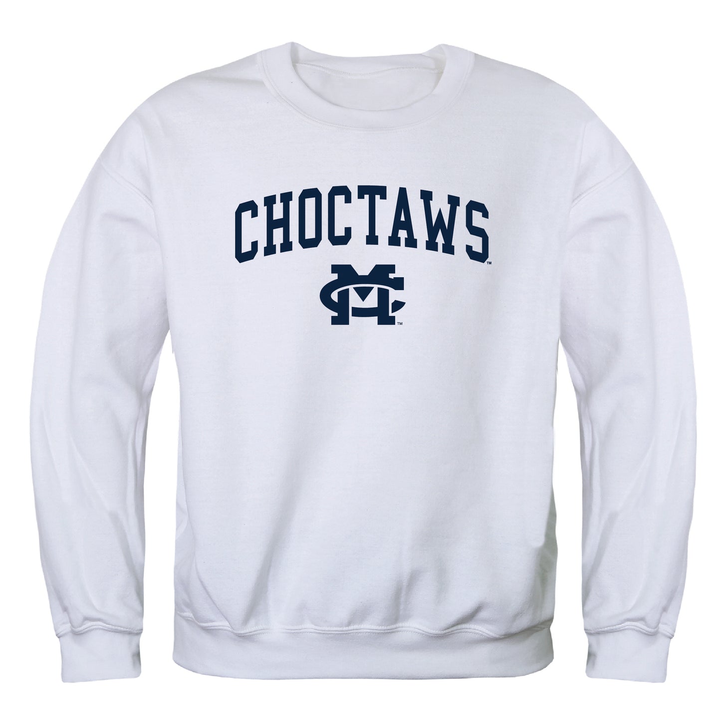 Mississippi College Choctaws Campus Crewneck Pullover Sweatshirt Sweater