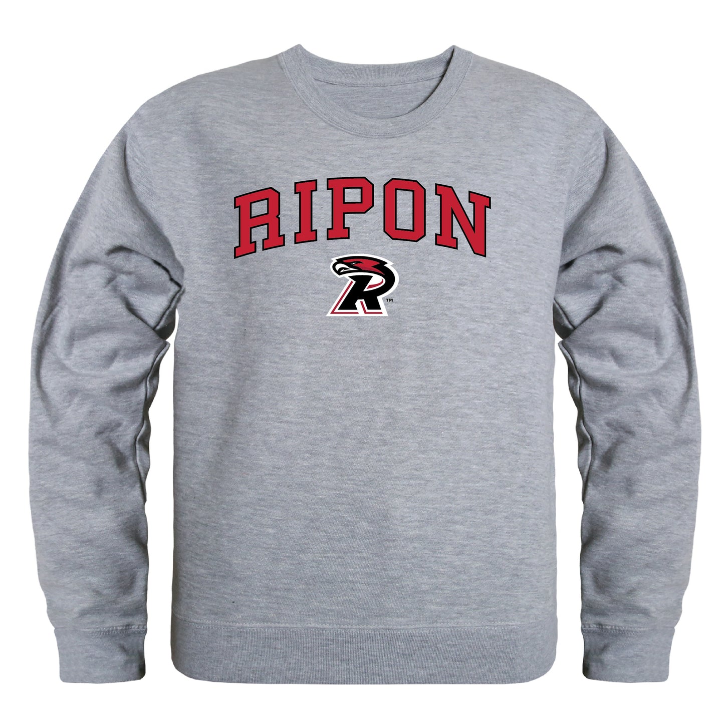 Ripon College Red Hawks Campus Crewneck Pullover Sweatshirt Sweater