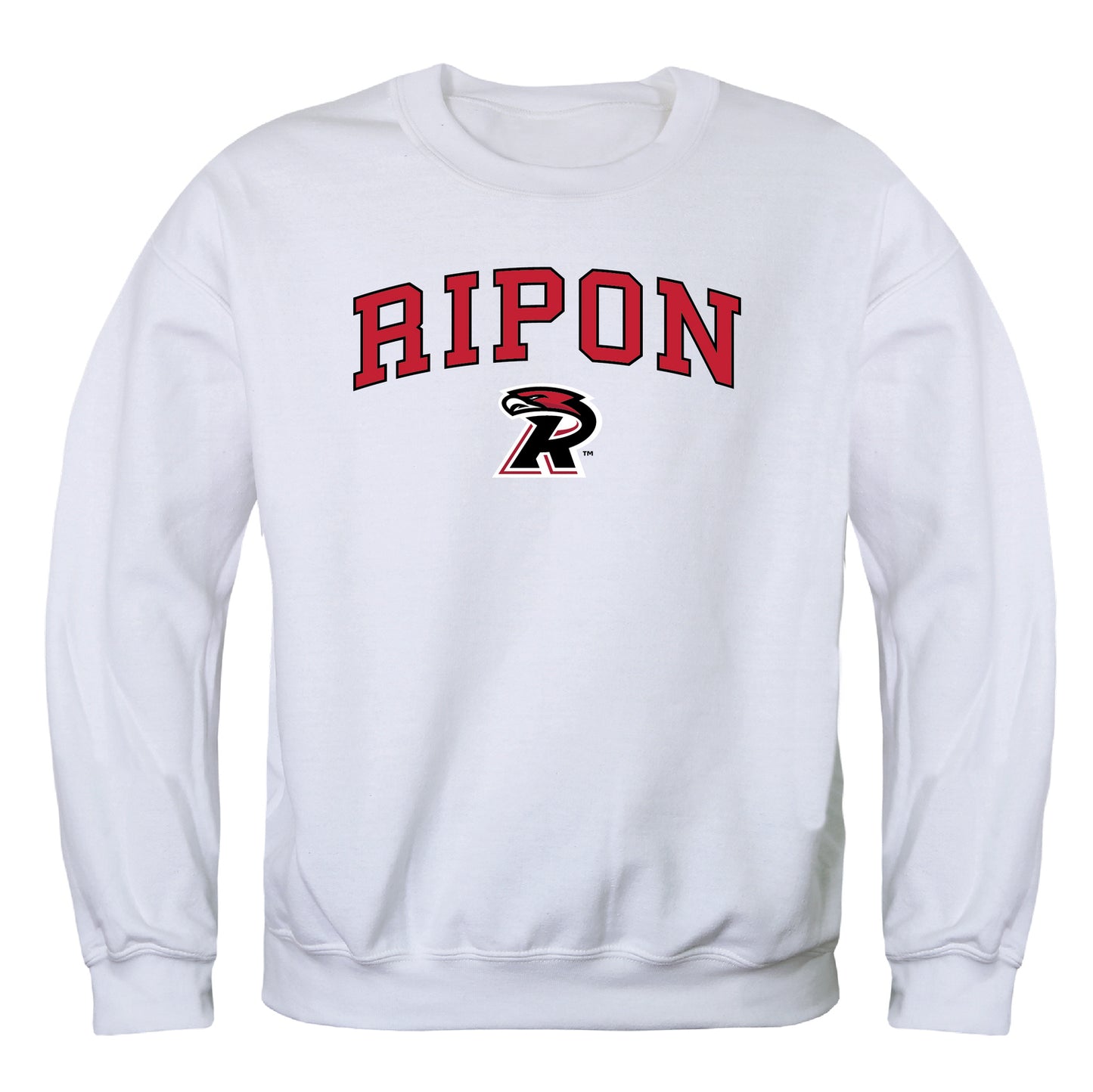 Ripon College Red Hawks Campus Crewneck Pullover Sweatshirt Sweater