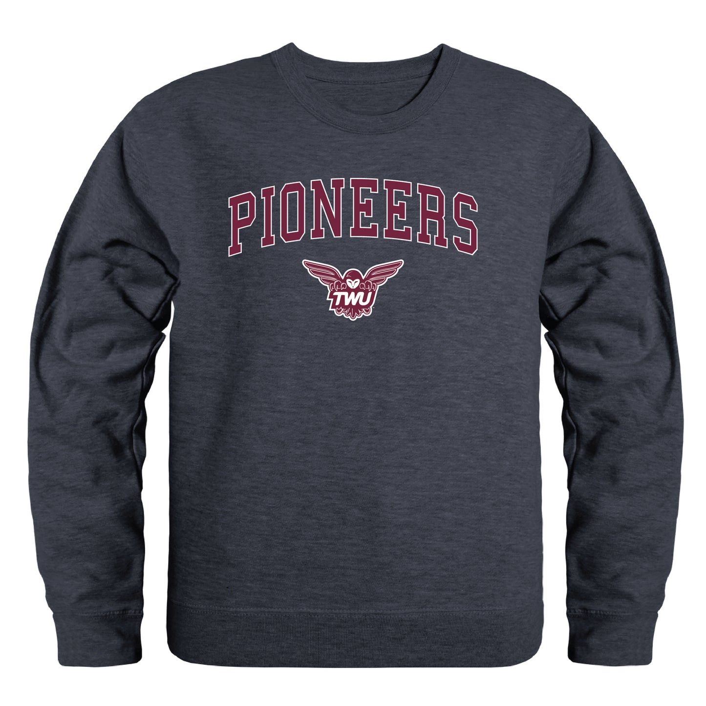 Texas Woman's University Pioneers Campus Crewneck Pullover Sweatshirt Sweater