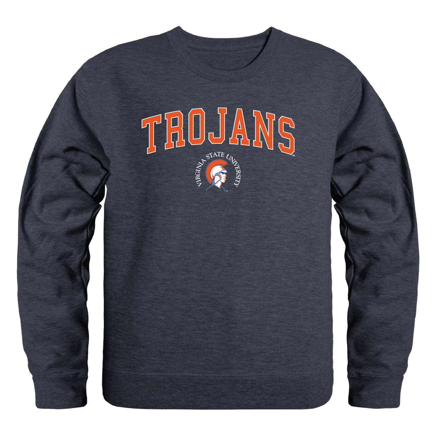 Virginia State University Trojans Campus Crewneck Pullover Sweatshirt Sweater