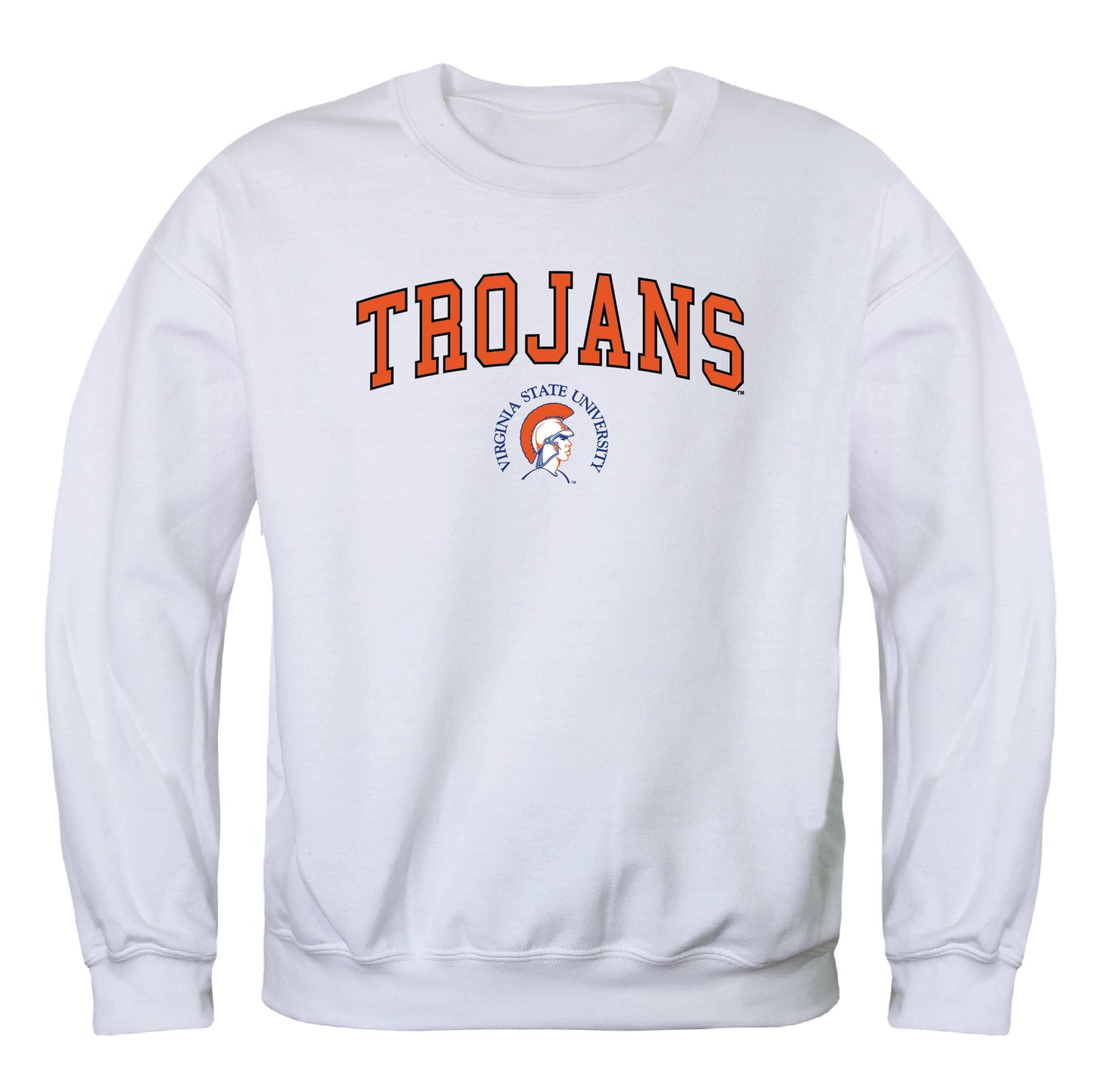 Virginia State University Trojans Campus Crewneck Pullover Sweatshirt Sweater