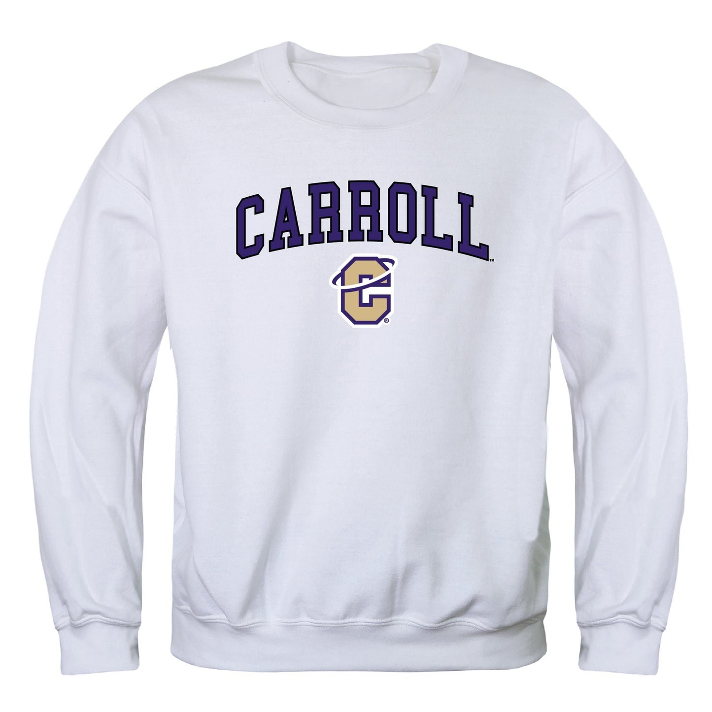 Carroll College Saints Campus Crewneck Pullover Sweatshirt Sweater