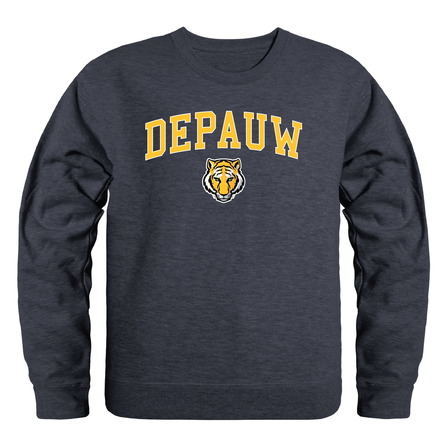 DePauw University Tigers Campus Crewneck Pullover Sweatshirt Sweater