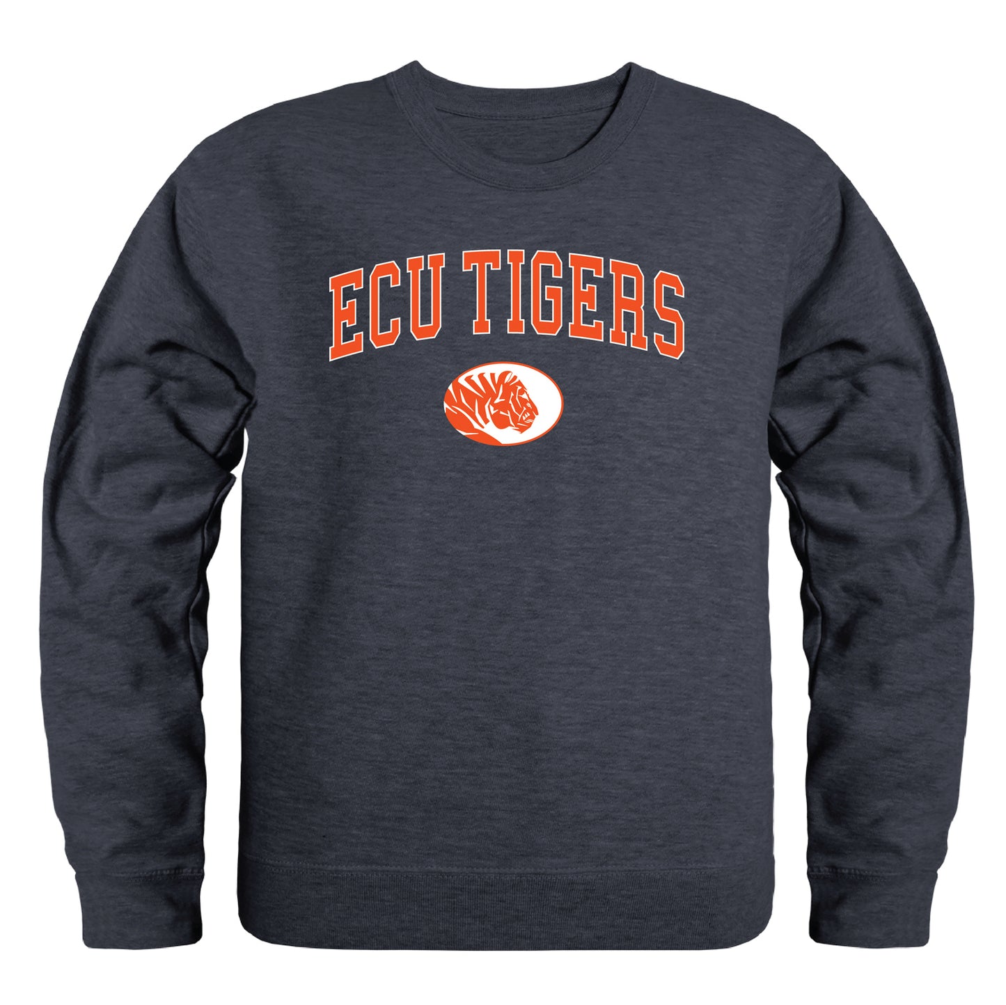 East Central University Tigers Campus Crewneck Pullover Sweatshirt Sweate