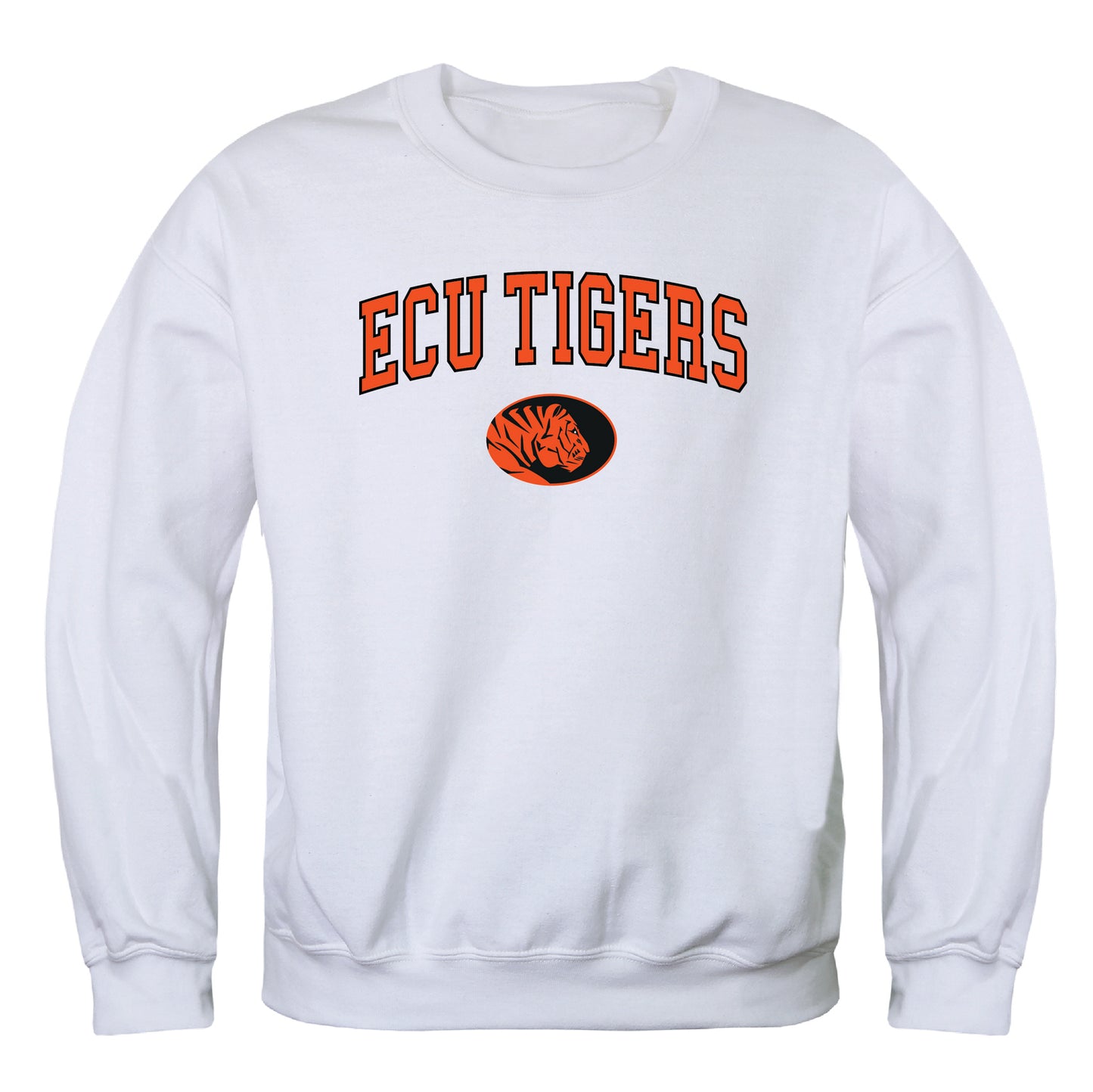 East Central University Tigers Campus Crewneck Pullover Sweatshirt Sweate