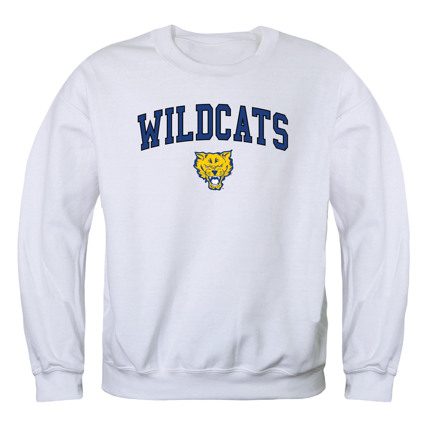 Fort Valley State University Wildcats Campus Crewneck Pullover Sweatshirt Sweate