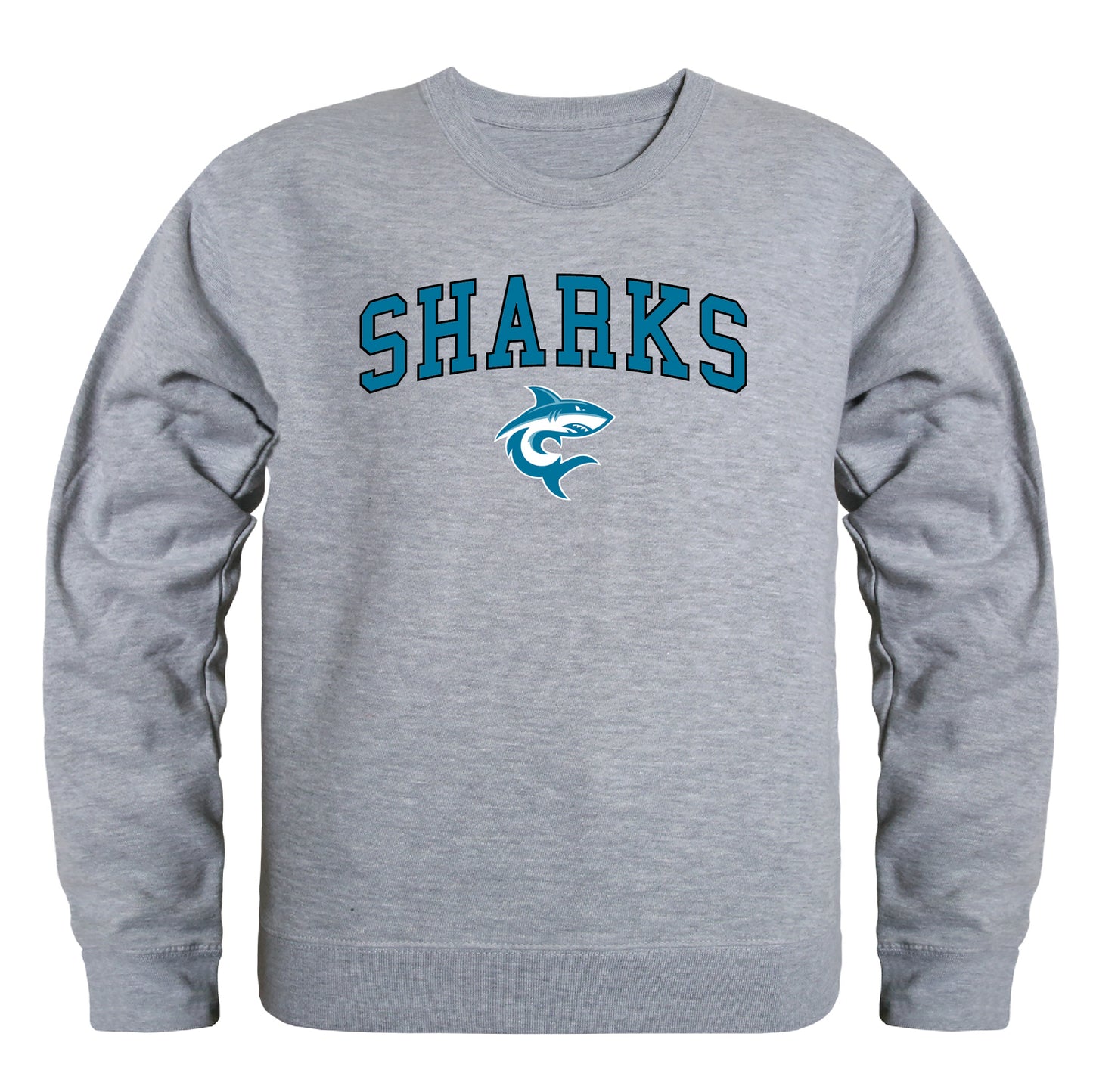 Hawaii Pacific University Sharks Campus Crewneck Pullover Sweatshirt Sweate