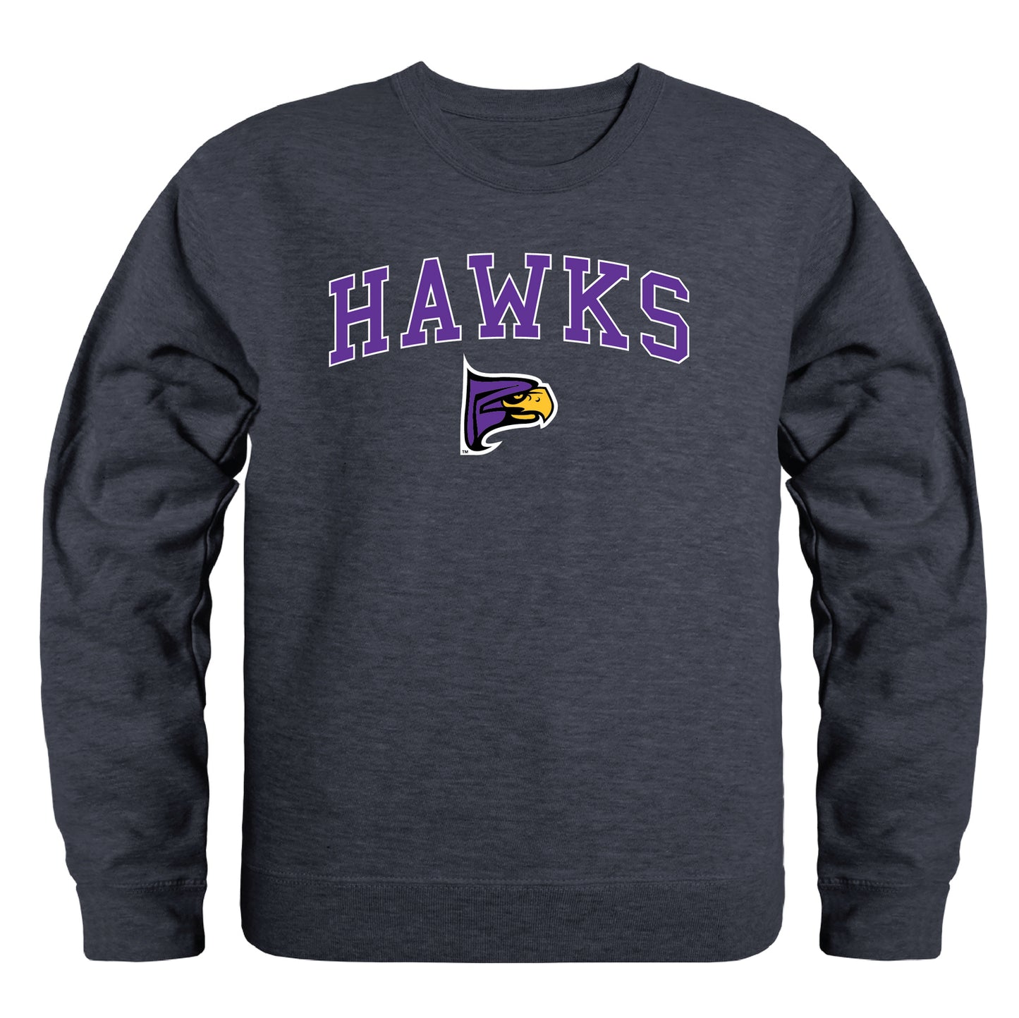 Hunter College Hawks Campus Crewneck Pullover Sweatshirt Sweate