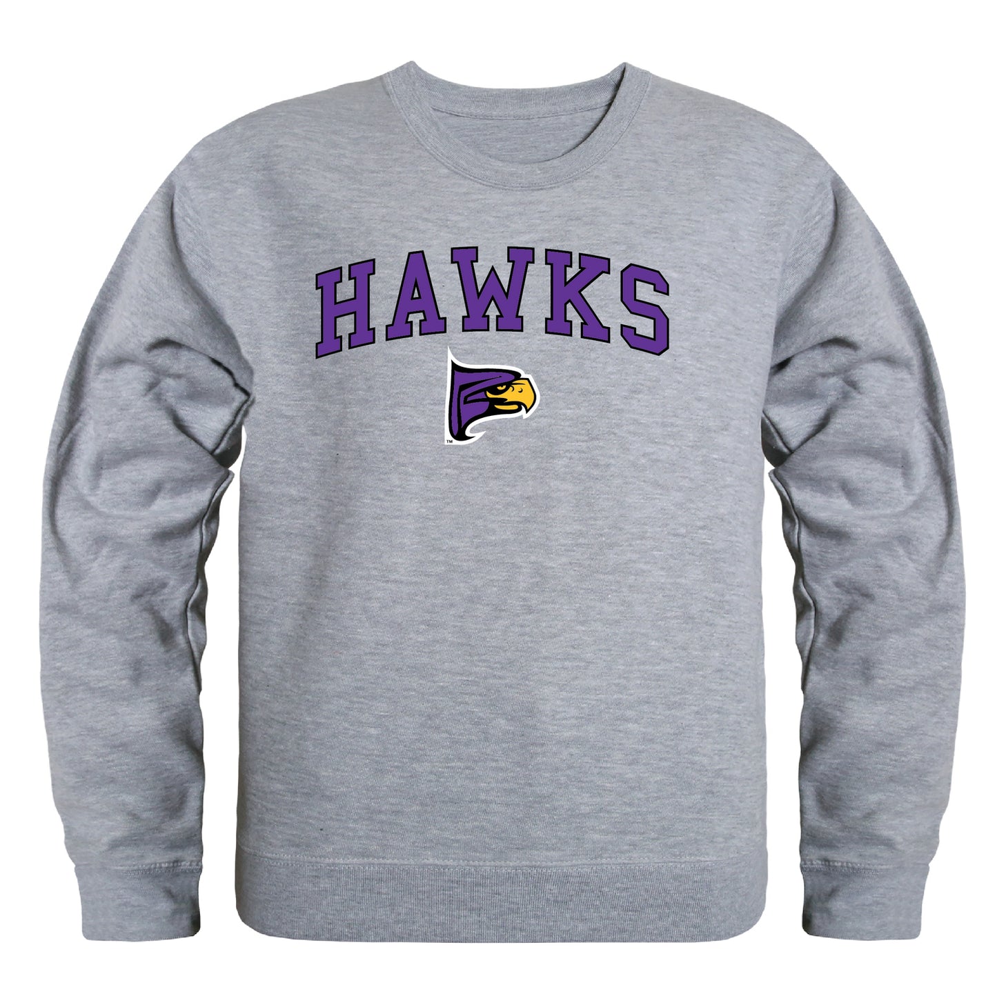 Hunter College Hawks Campus Crewneck Pullover Sweatshirt Sweate