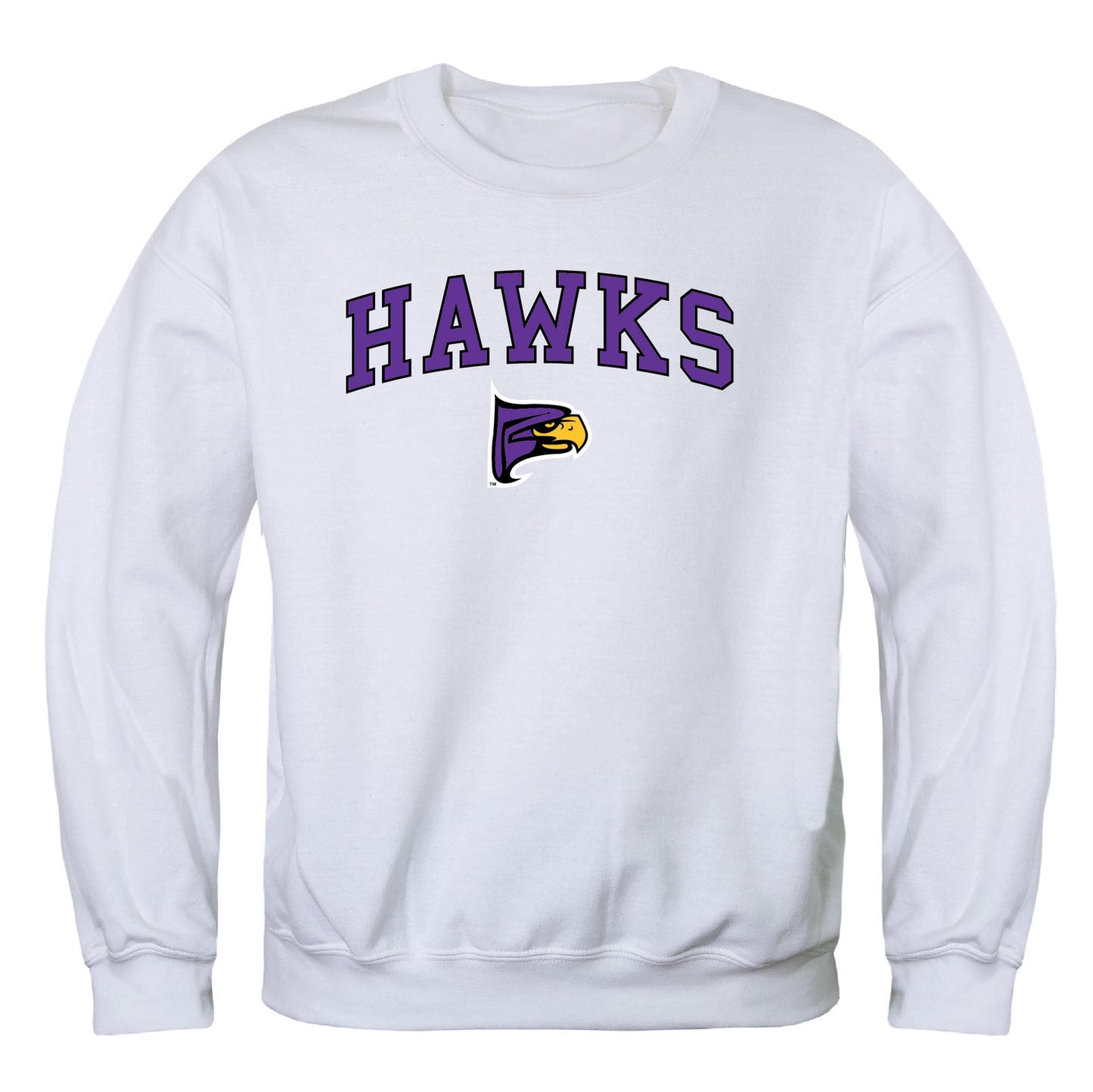 Hunter College Hawks Campus Crewneck Pullover Sweatshirt Sweate